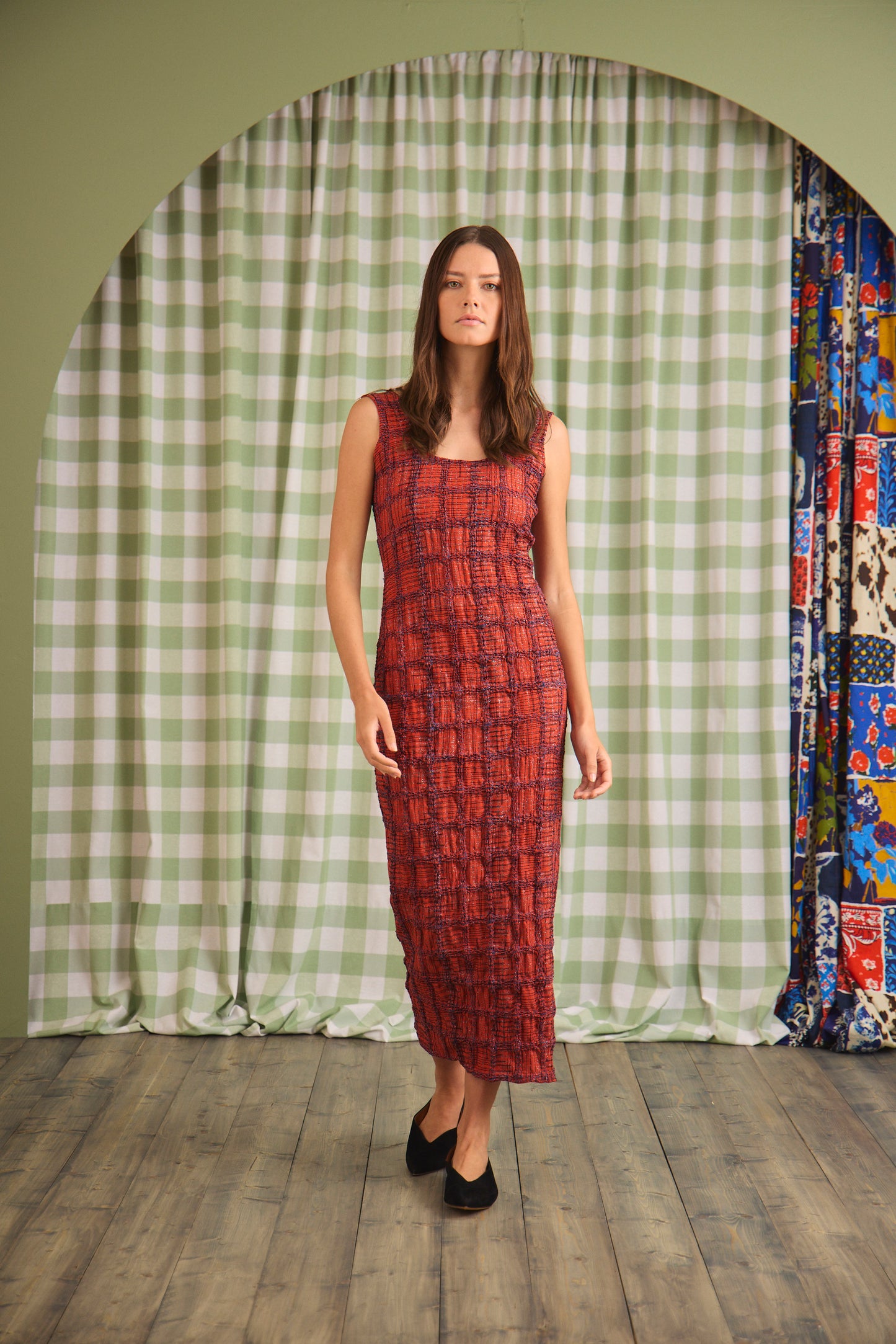 Portia Dress - Terracotta