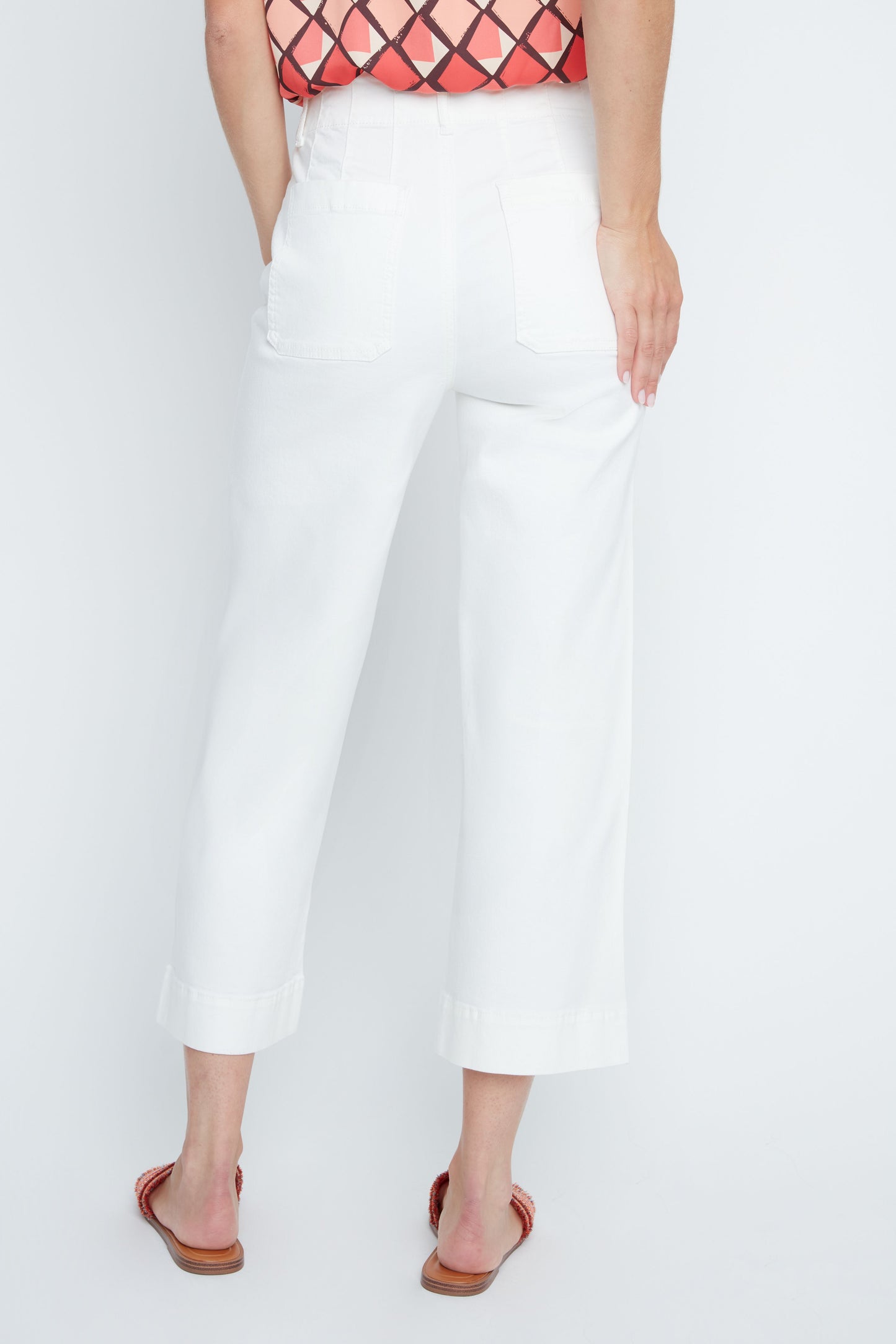 Layla Pocket Pant - Creme