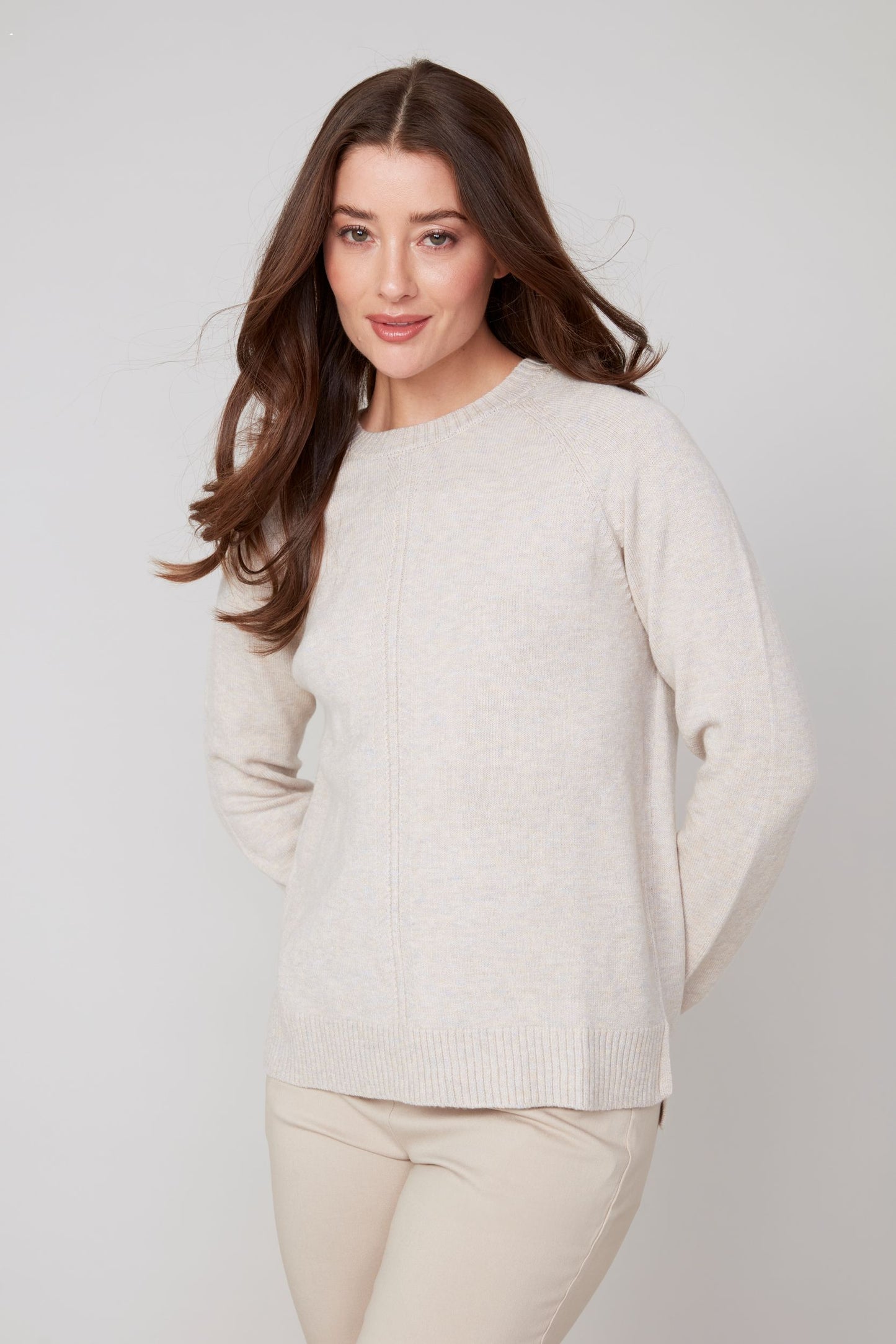 Roy Sweater - Heather Oyster