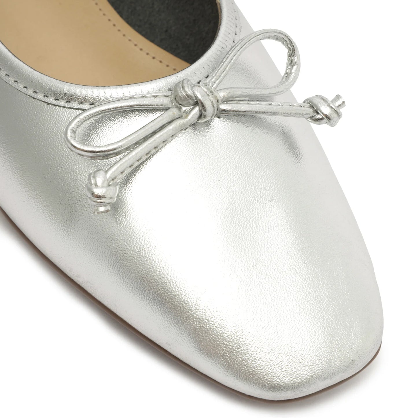 Schutz Arissa Flat - Silver