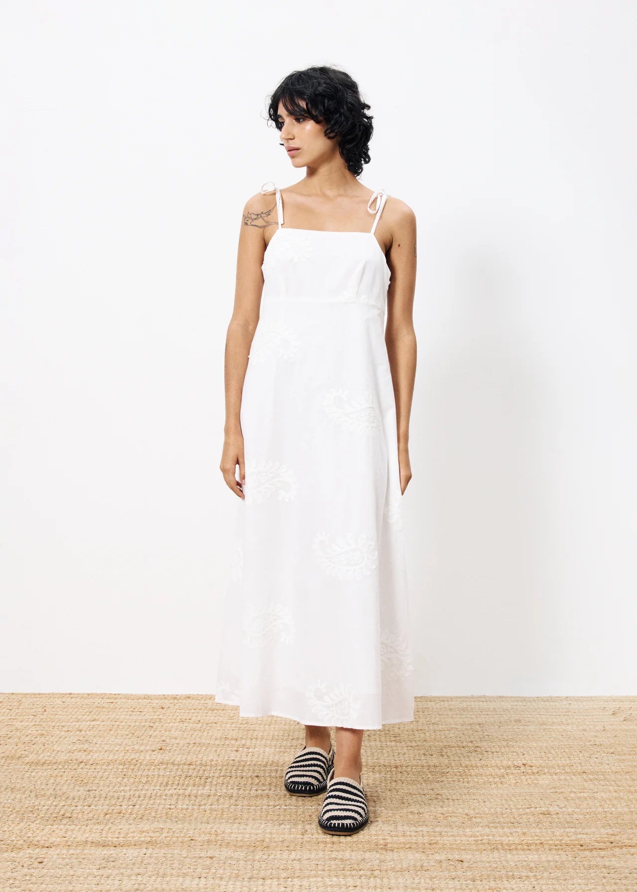 Nacera Dress - White