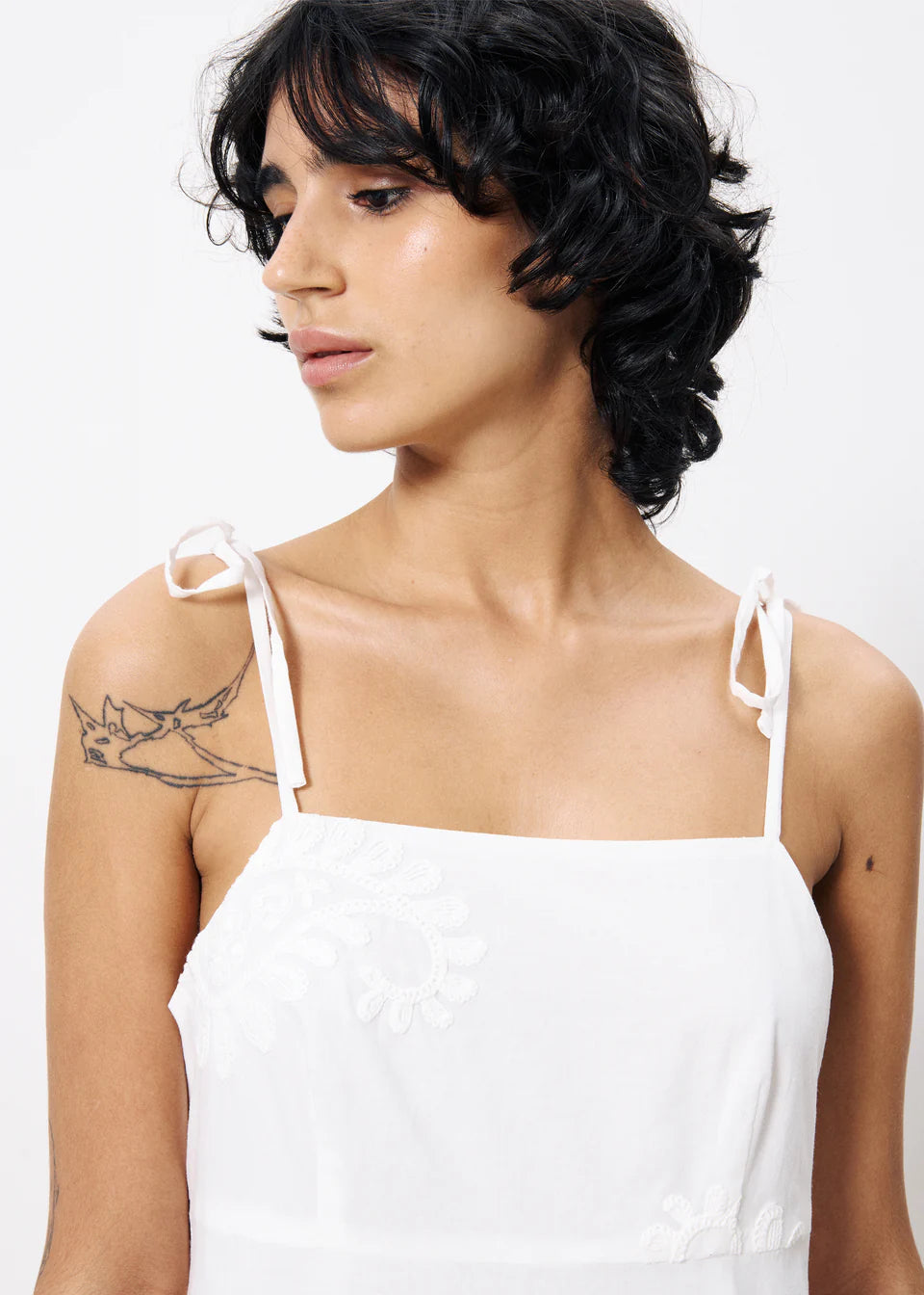 Nacera Dress - White