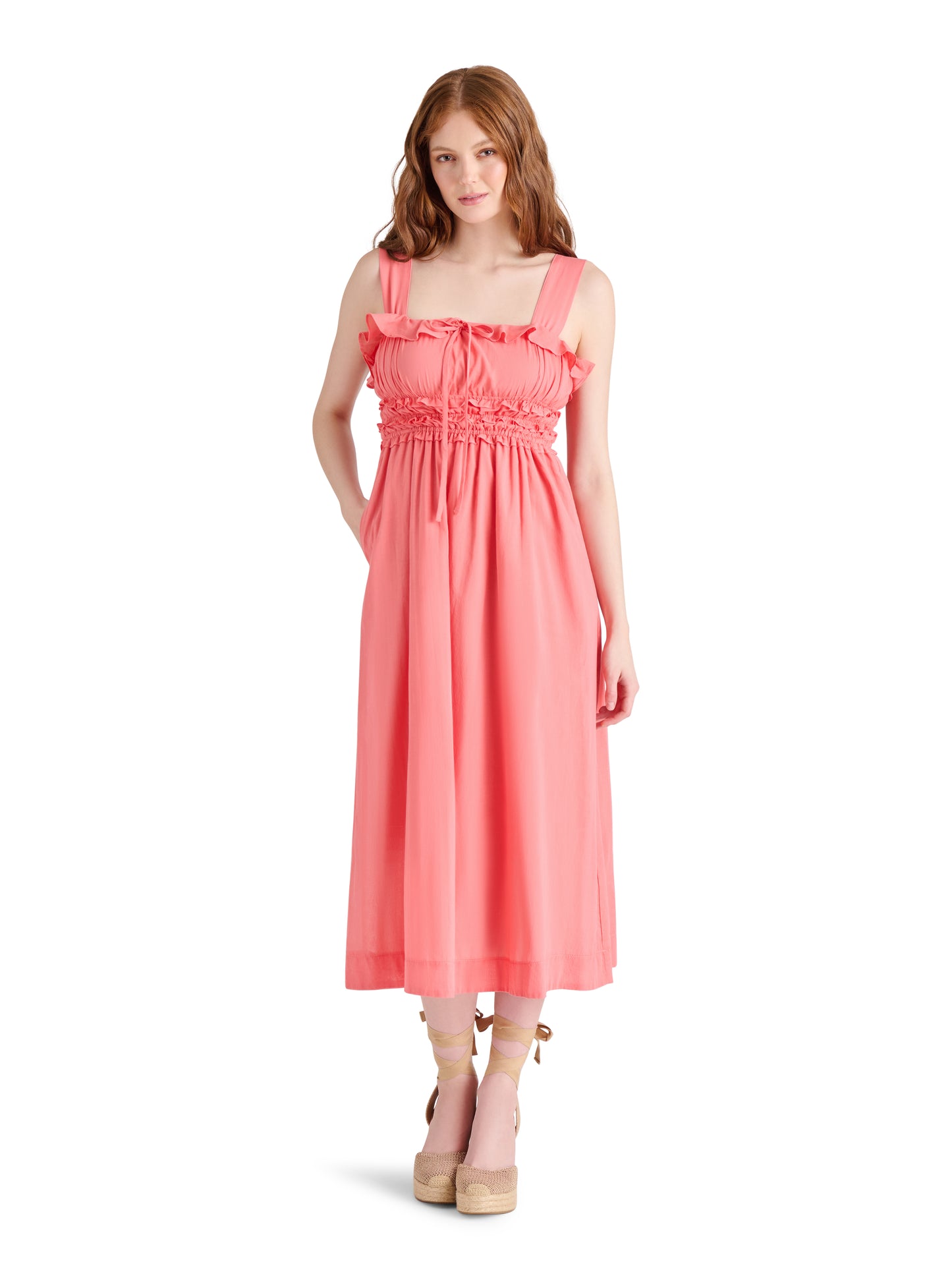 Daria Dress - Sugar Coral