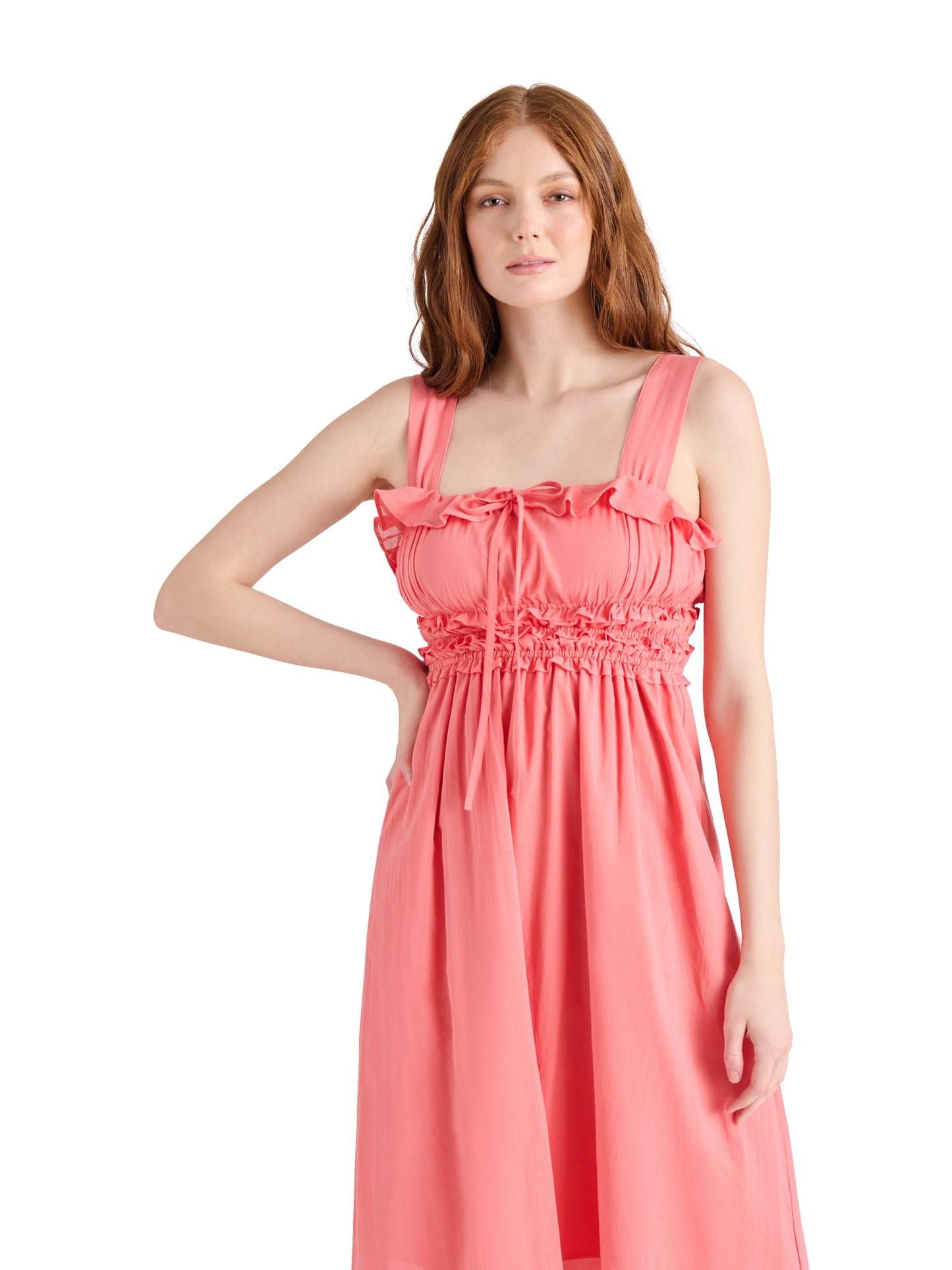 Daria Dress - Sugar Coral