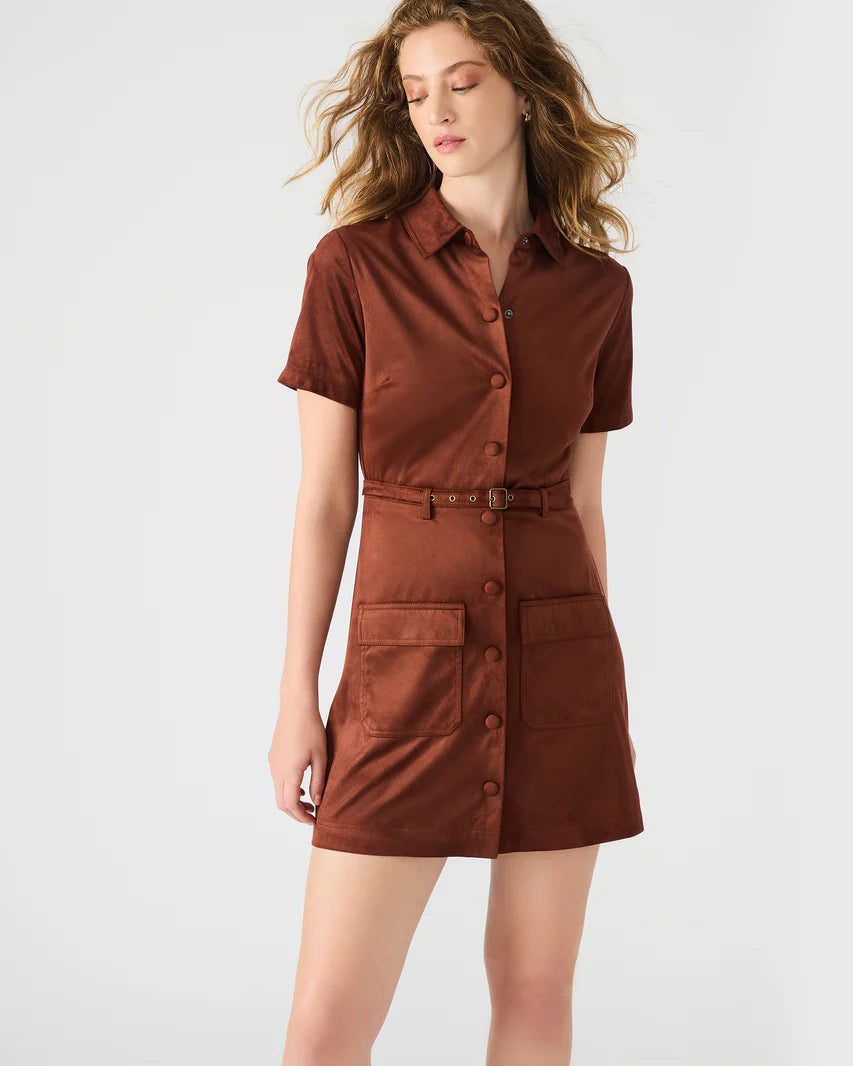 Joliana Dress - Dark Fig