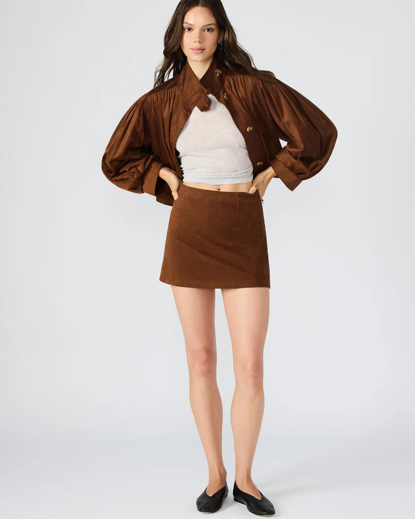 Cindi Skirt - Chicory Coffee