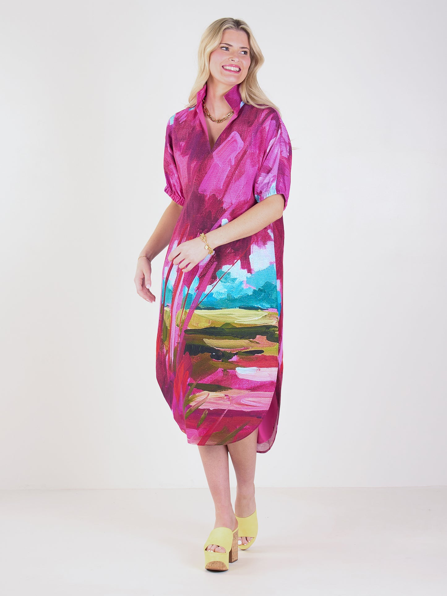 Emily McCarthy Poppy Caftan - Bellamy Sunset