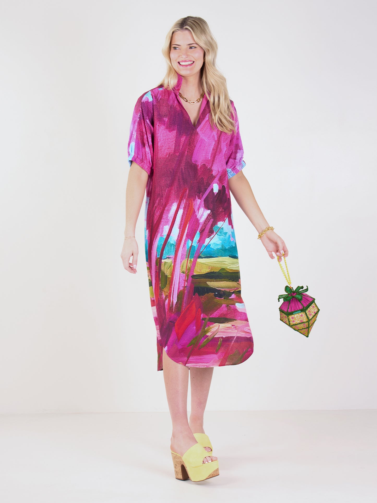 Emily McCarthy Poppy Caftan - Bellamy Sunset