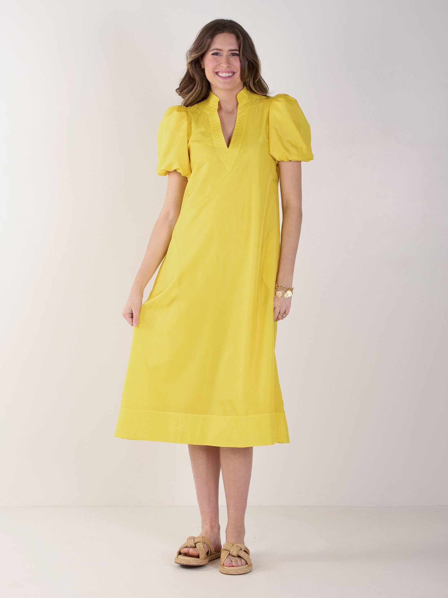 Emily McCarthy Hampton Dress - Lemon