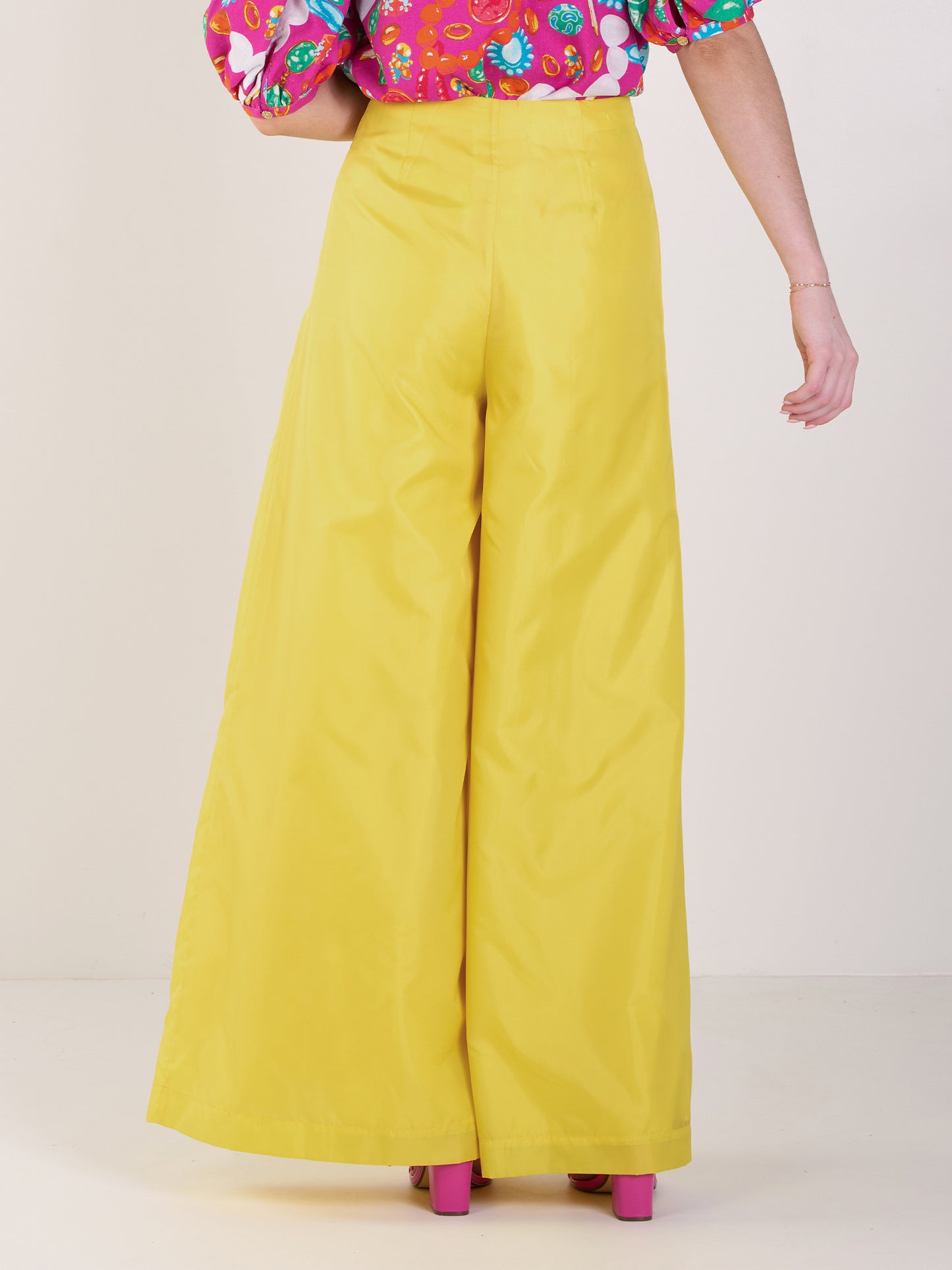 Emily McCarthy Paisley Pant - Lemon