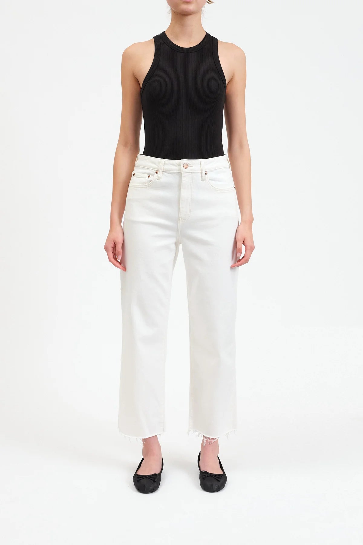 Daze Denim Sundaze High Rise Utility Crop Jean - Sandy