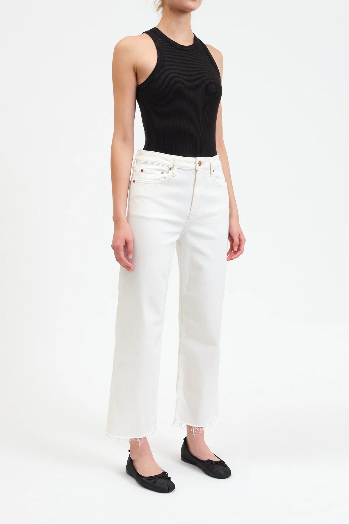 Daze Denim Sundaze High Rise Utility Crop Jean - Sandy