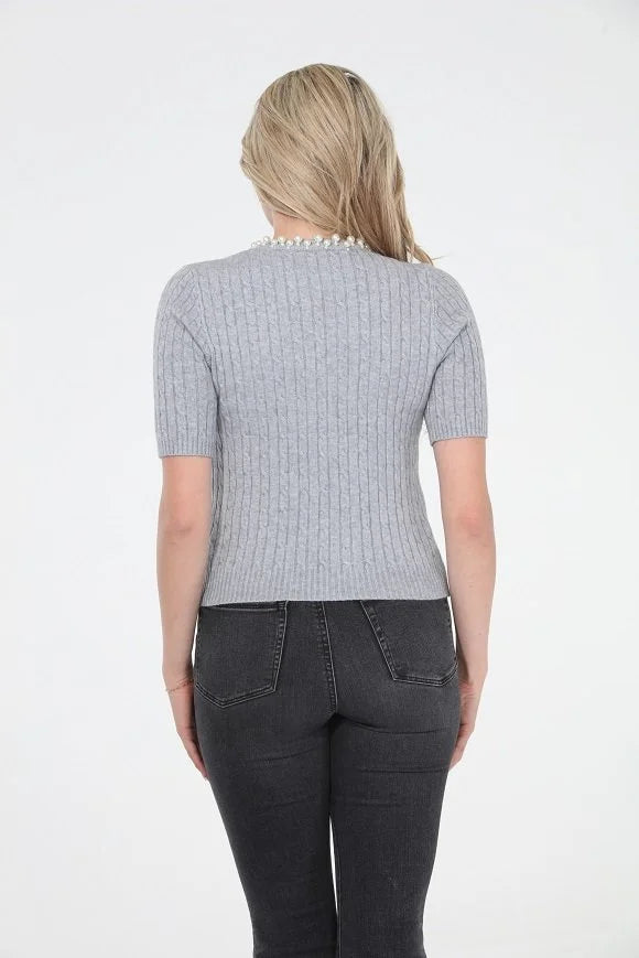 The Aspen Top - Heather Grey