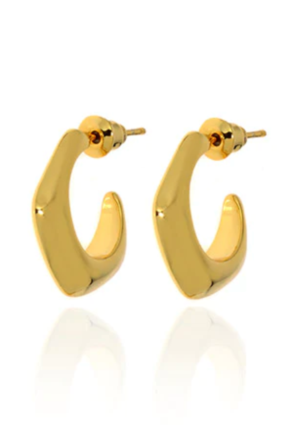 Canyon Hoop Earring - Gold