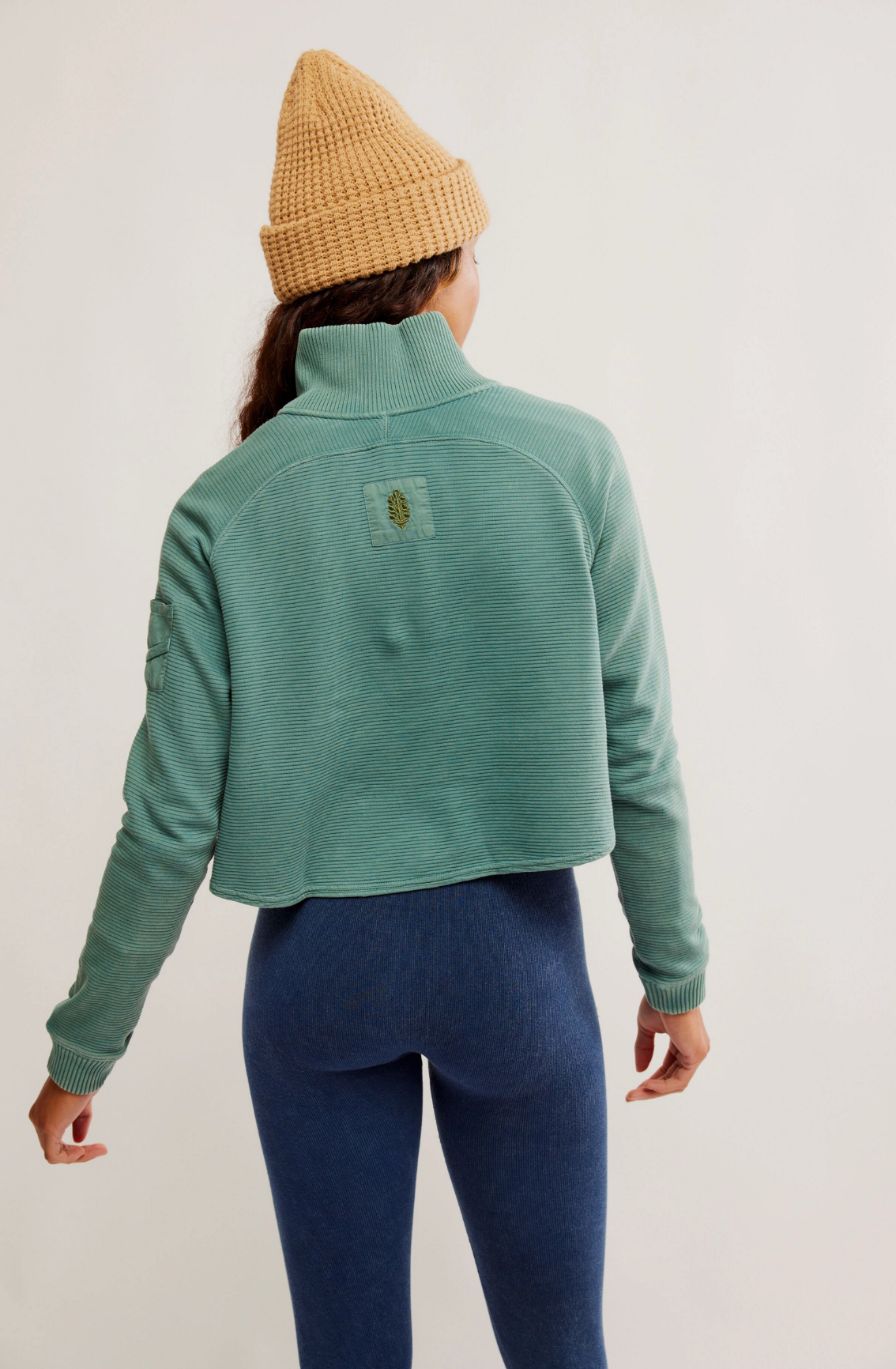 Free People So Fly Henley Layer Coddy - Midnight Jade