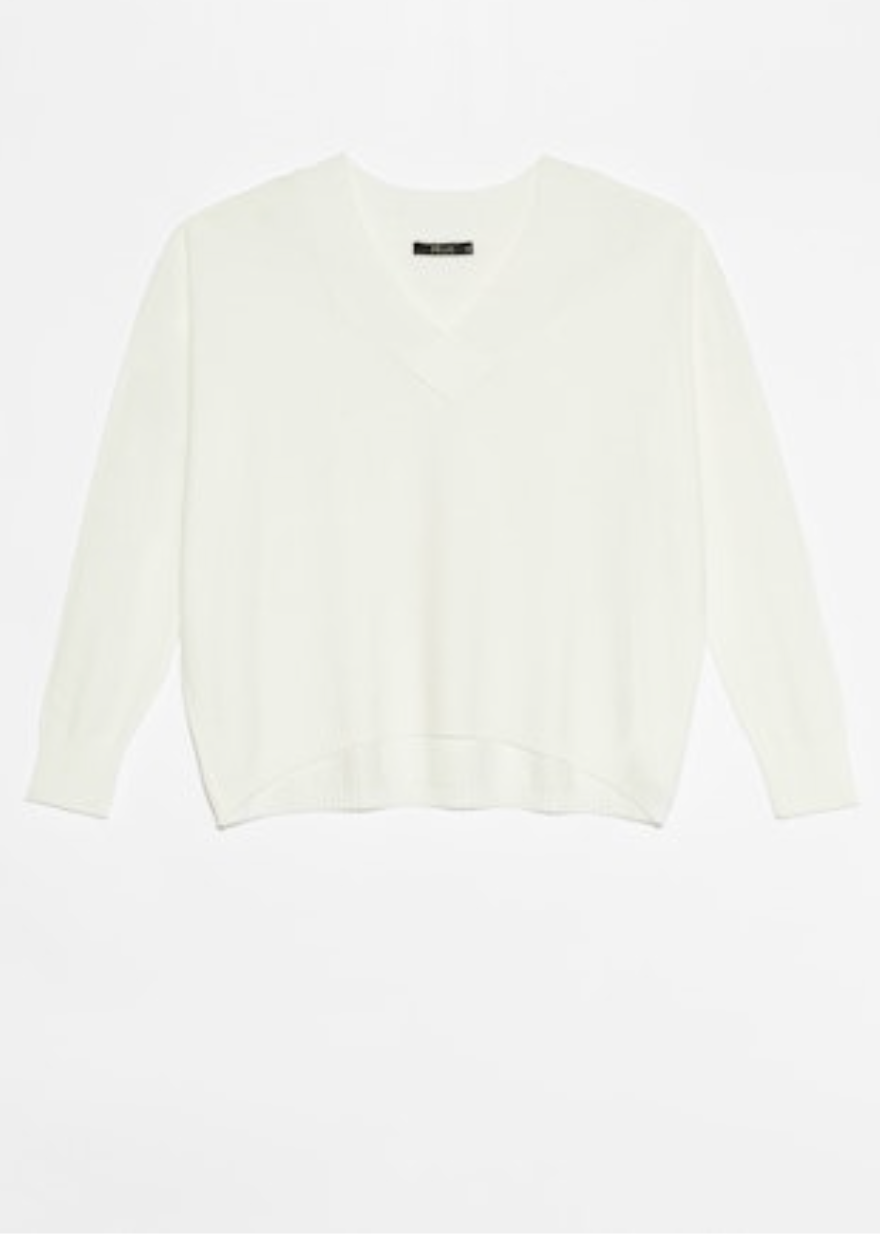 Betula V-Neck Sweater - Ecru