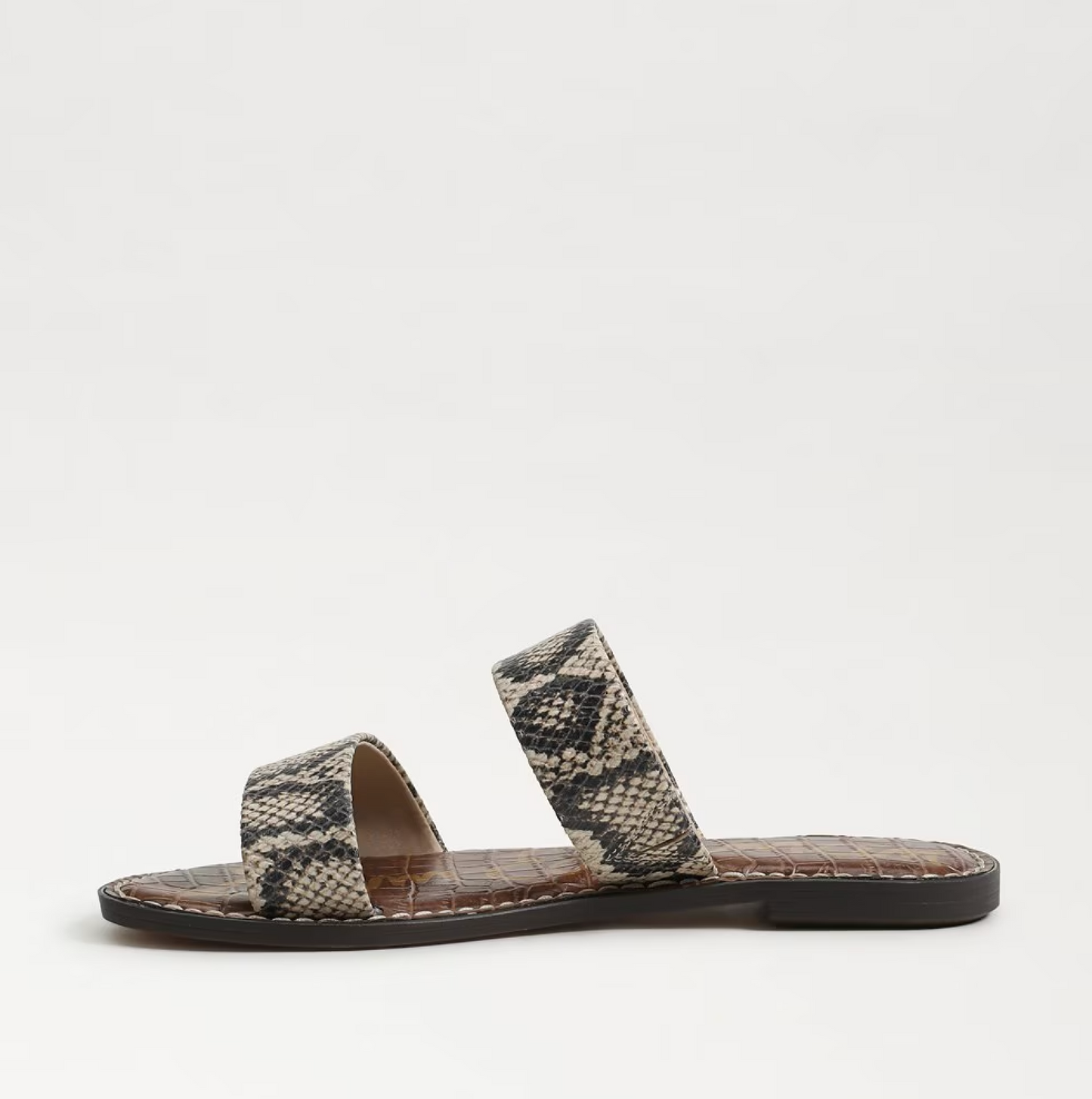 Sam Edelman Gala Double Strap Slide Sandal - Roccia Leather
