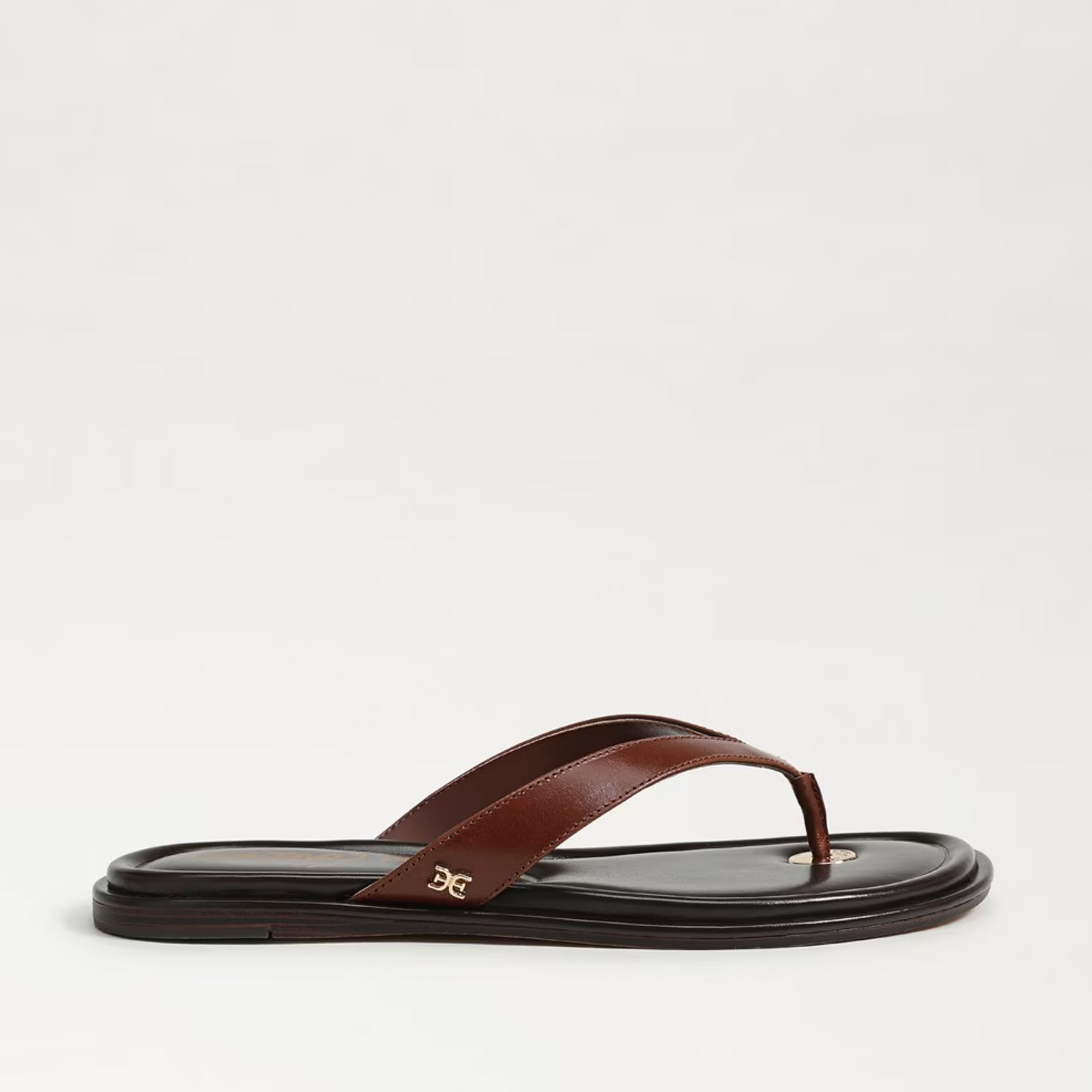 Sam Edelman Remi Leather Flip Flop - Burnt Brandy