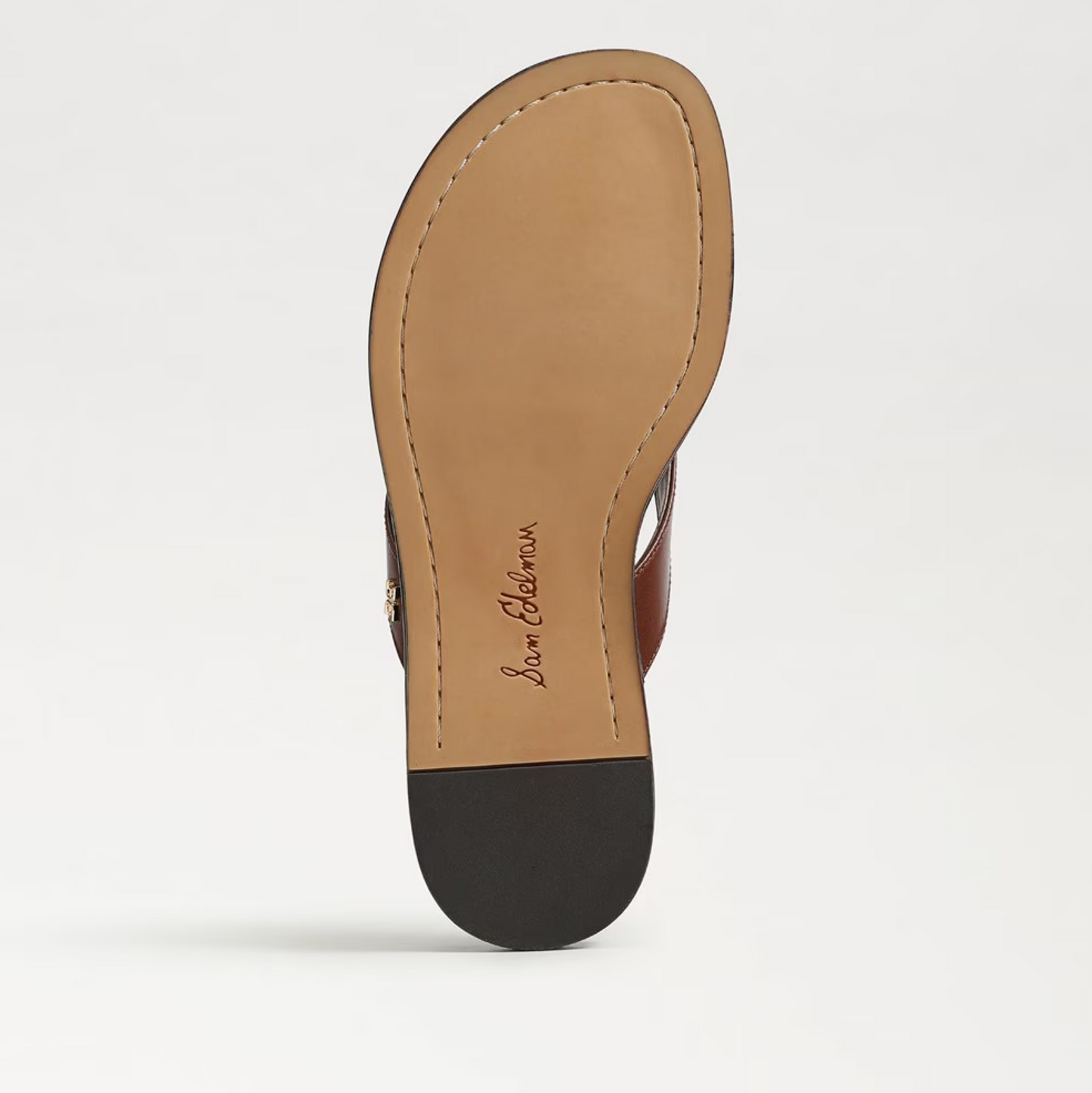Sam Edelman Remi Leather Flip Flop - Burnt Brandy