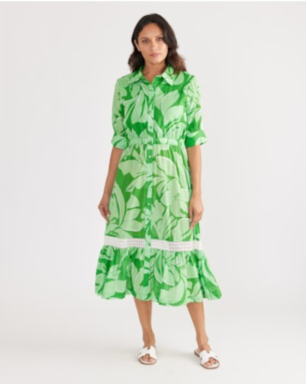 Hunter Dress - Monstera