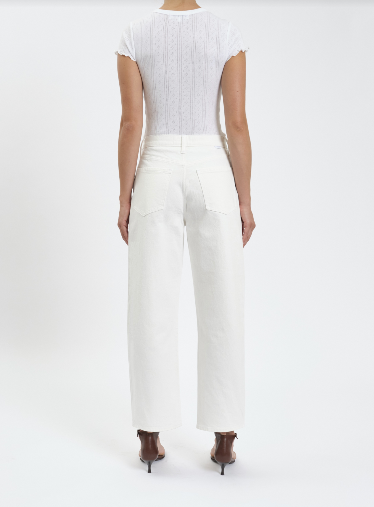 Daze Denim Westward Barrel Leg Jean - Swan