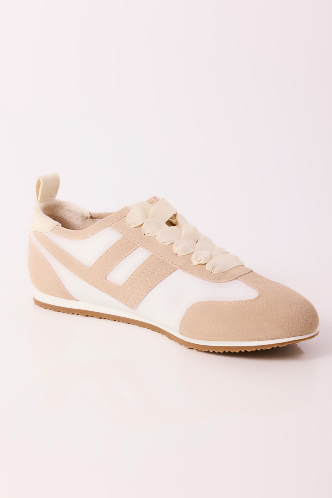 Free People Aces Tennis Shoe - Chalk/Desert Sand