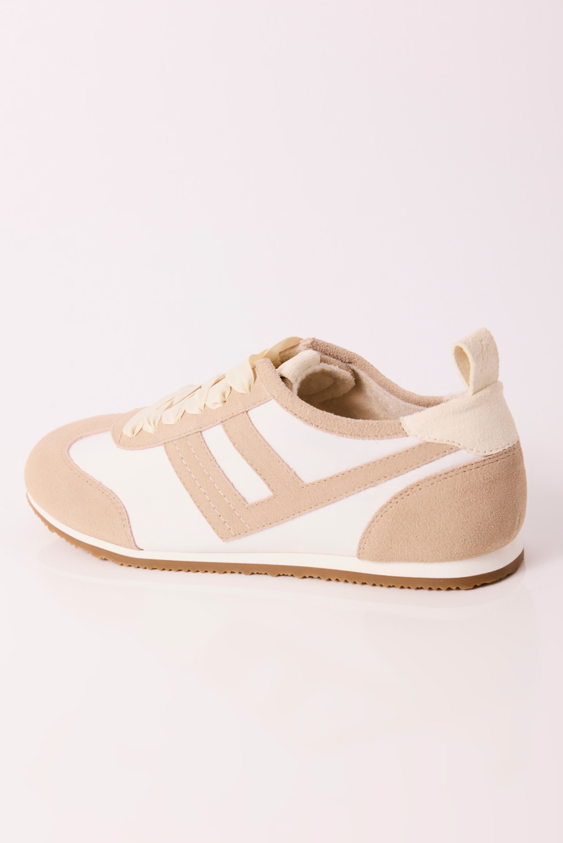 Free People Aces Tennis Shoe - Chalk/Desert Sand