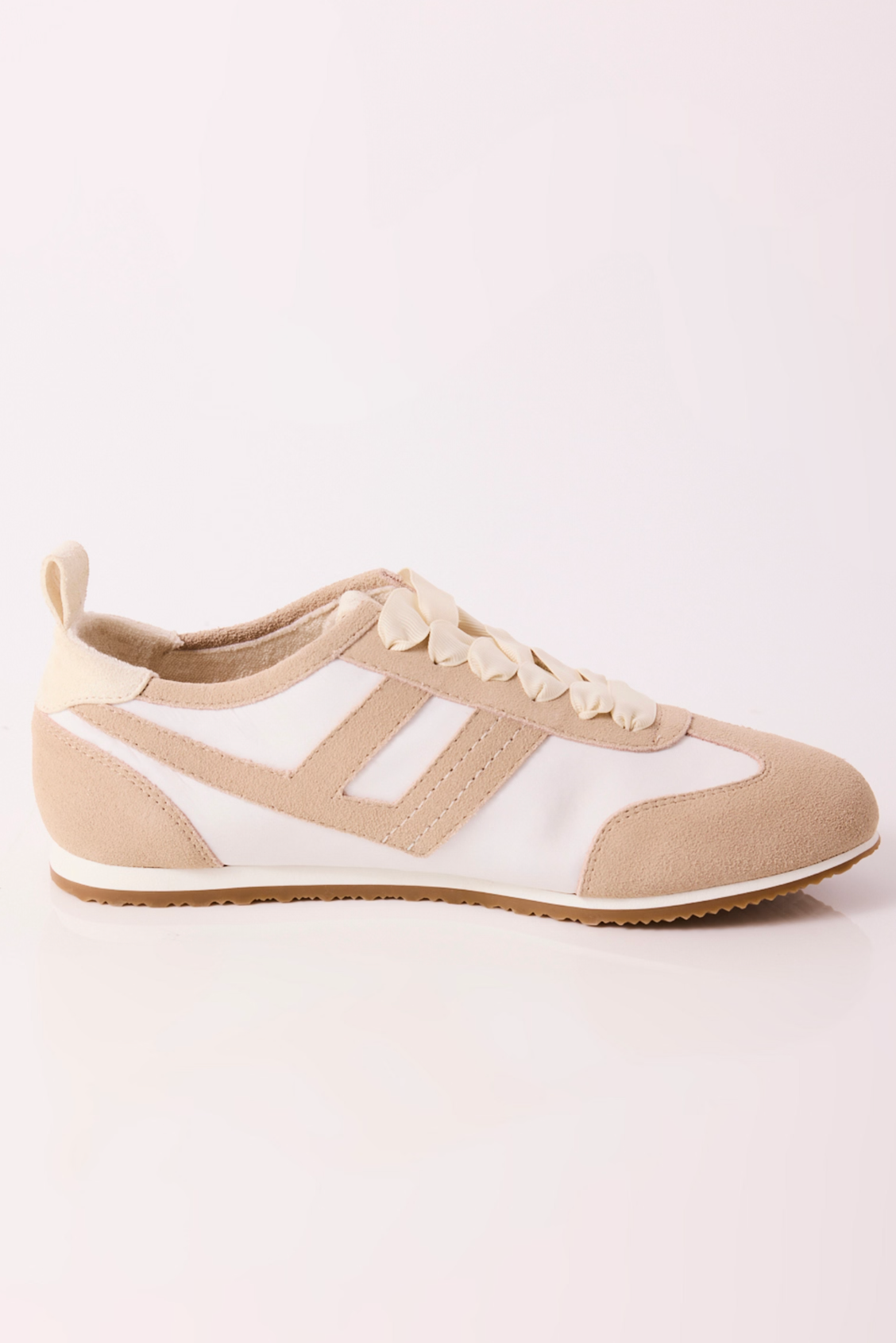 Free People Aces Tennis Shoe - Chalk/Desert Sand