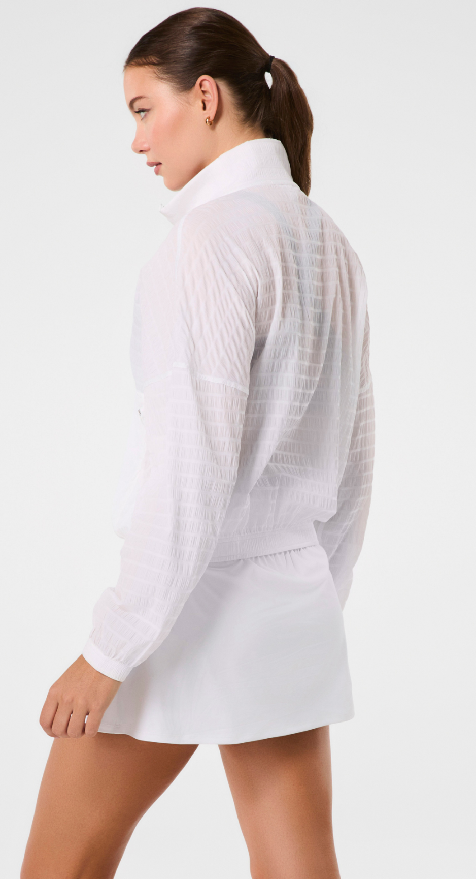 Spanx Get Moving Active Run Jacket - Vivid White