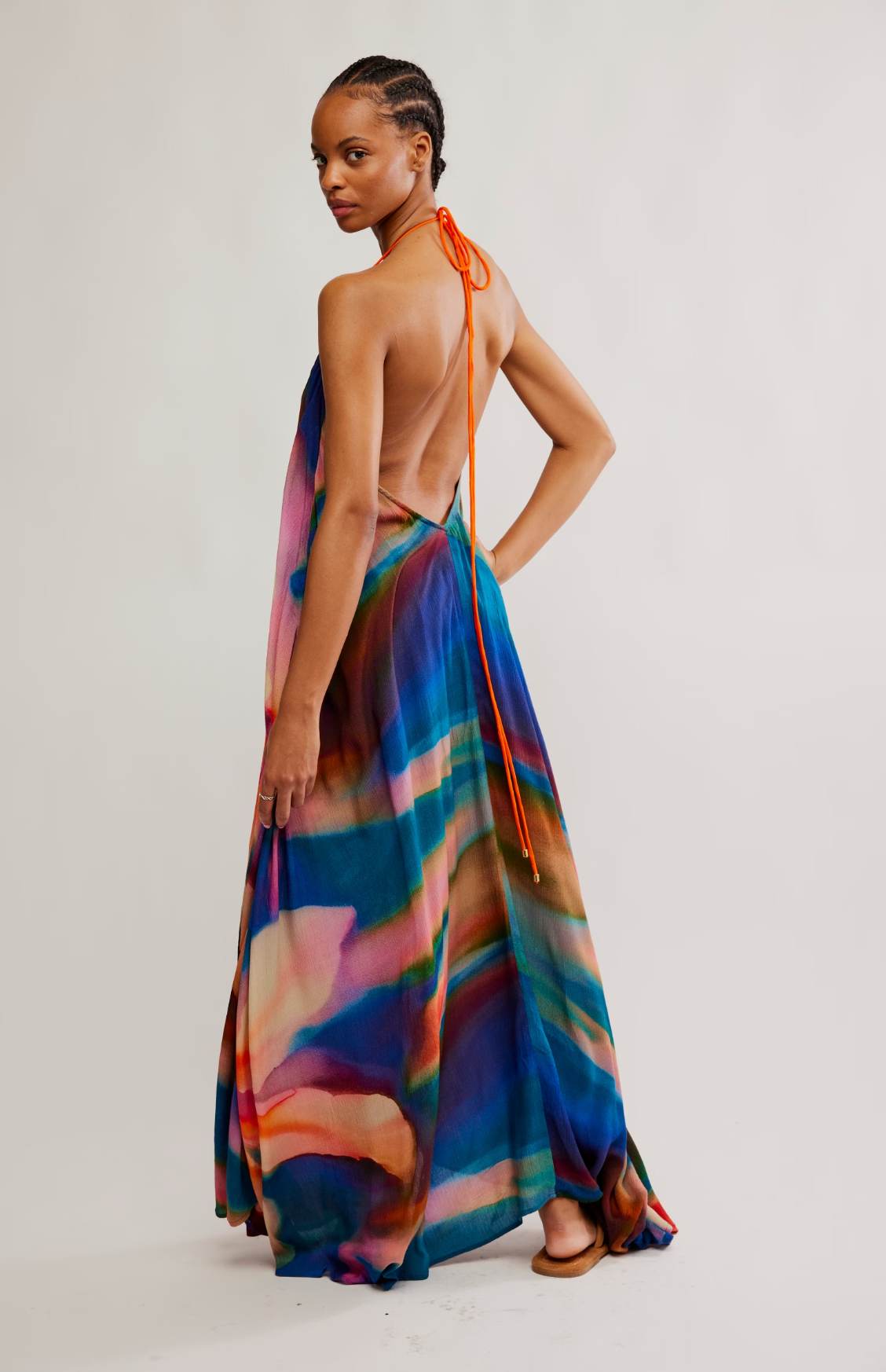 Free People Catalina Maxi Dress - Sunset Combo