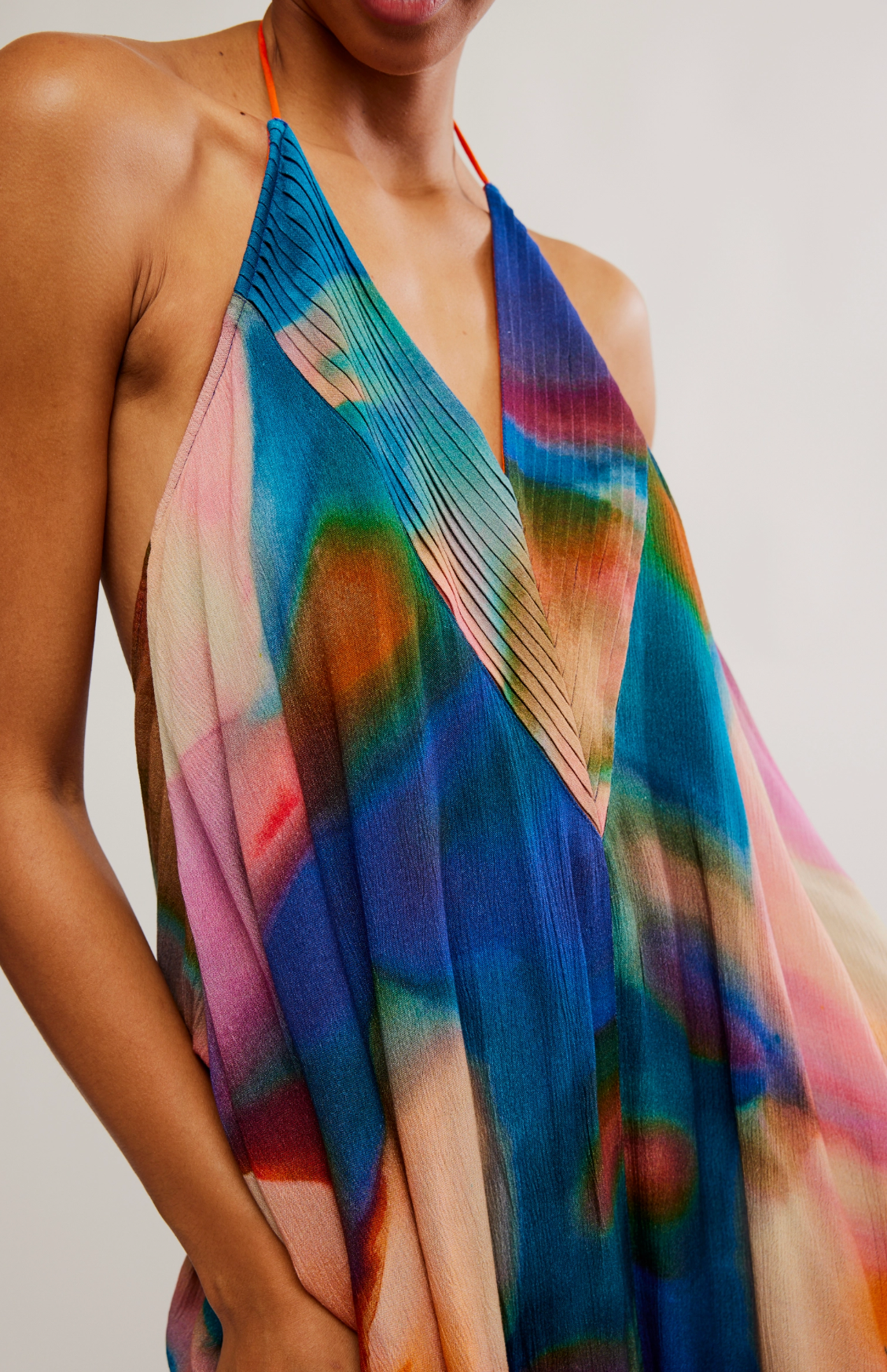 Free People Catalina Maxi Dress - Sunset Combo