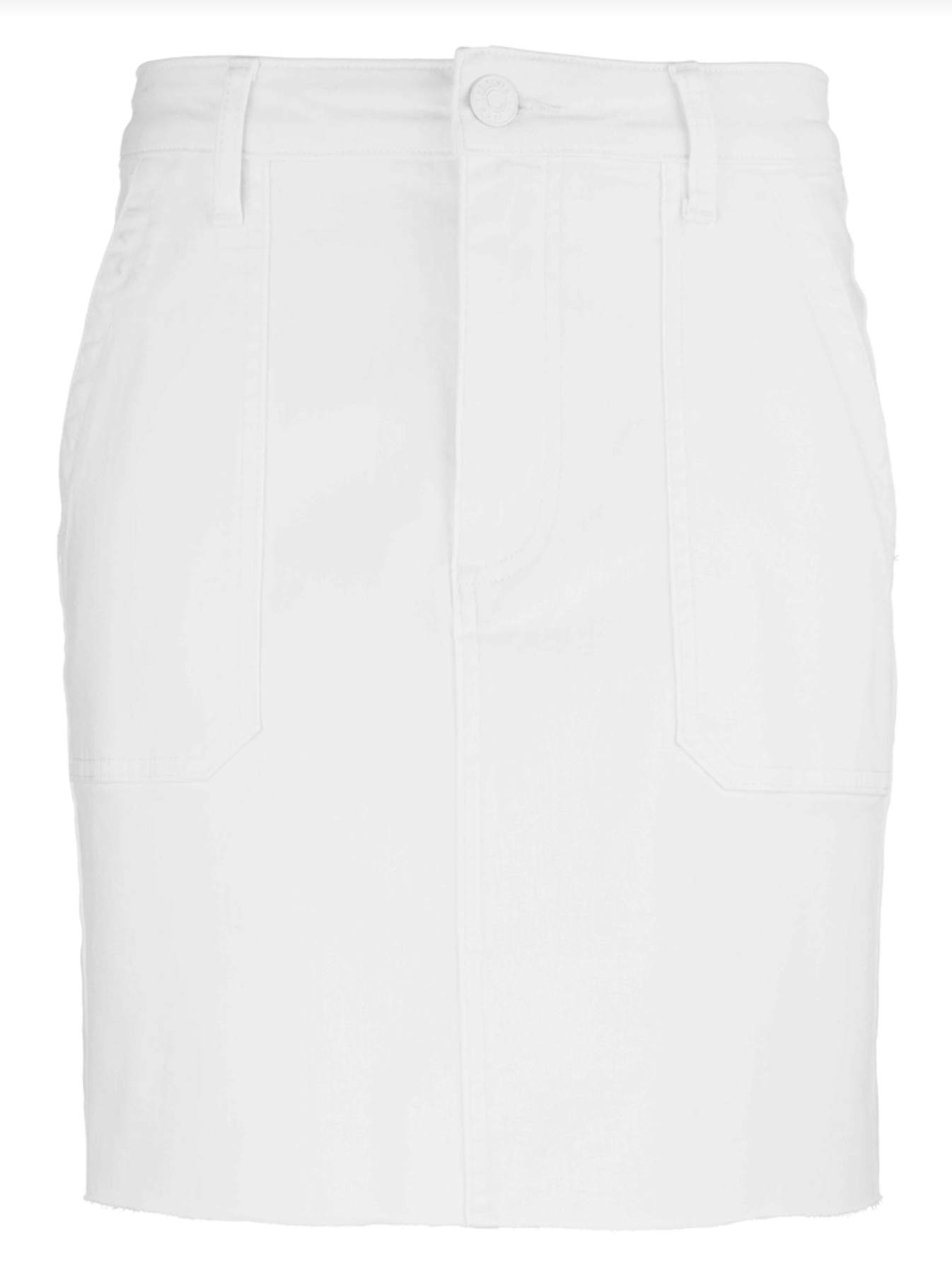 Bristol Denim Skirt - White