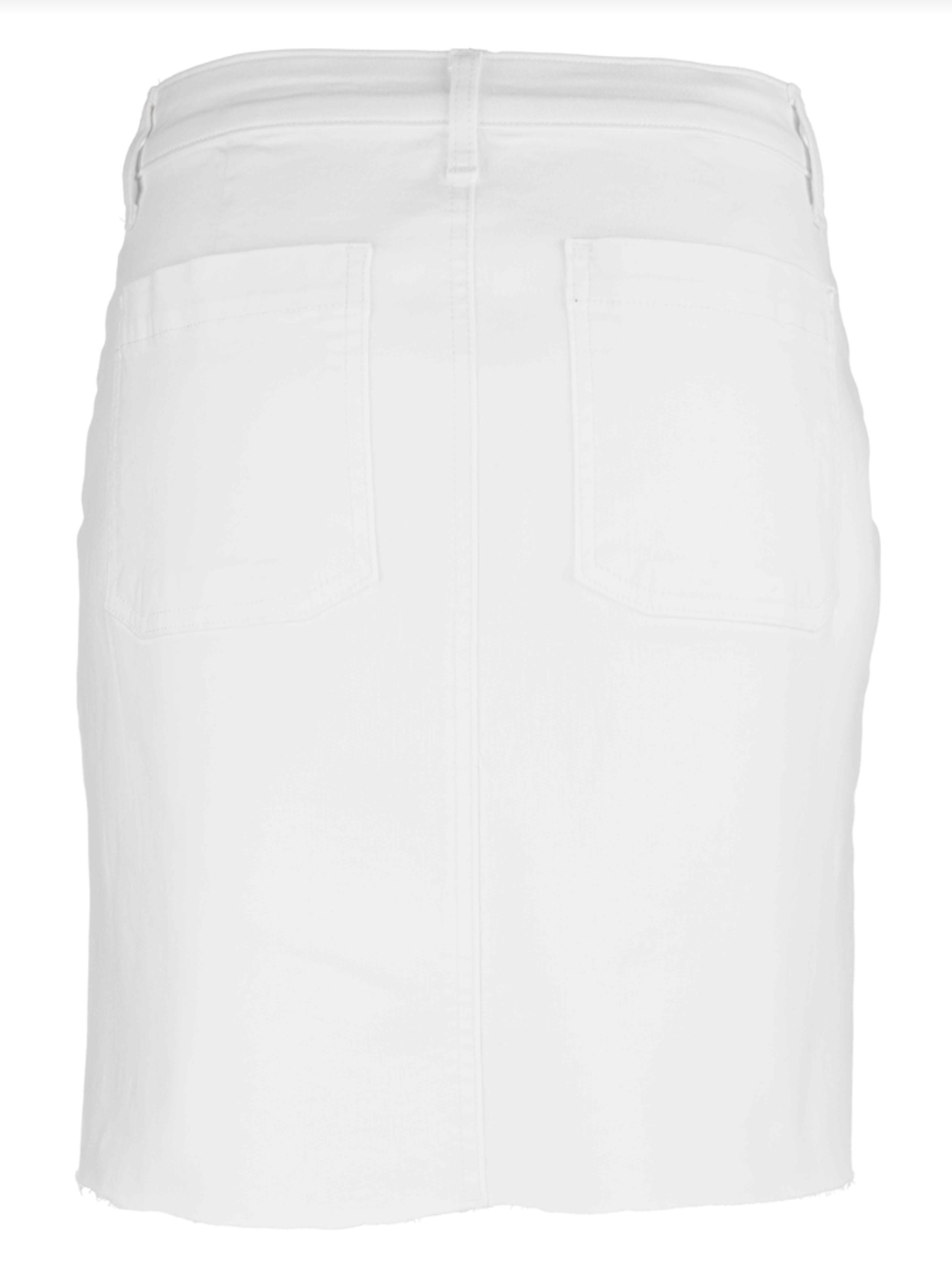 Bristol Denim Skirt - White