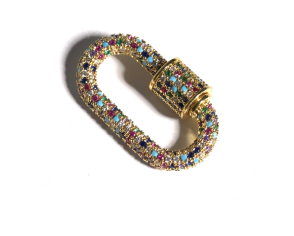 Carabiner Necklace - Multi