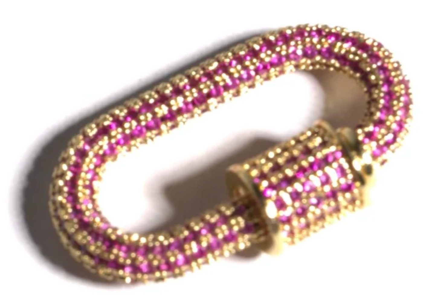 Carabiner Necklace - Ruby