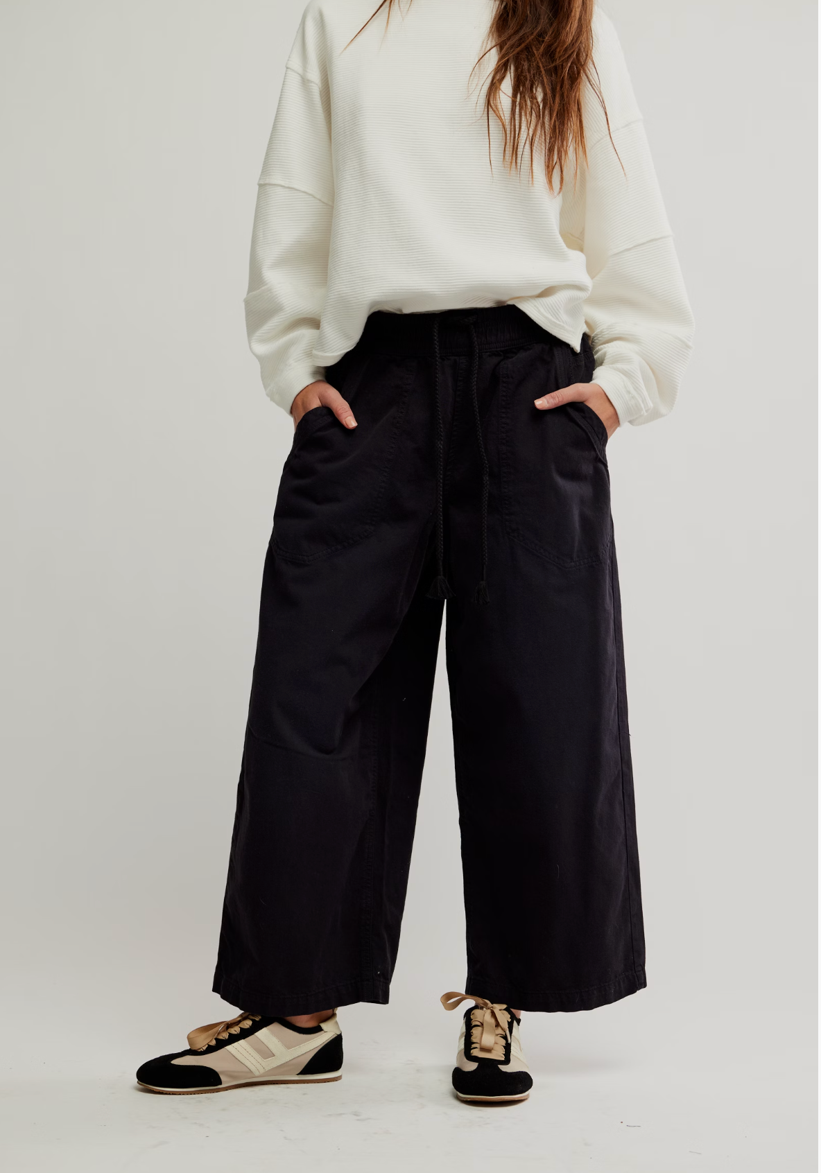 Free People Easy Peasy Pull On Jean - Black