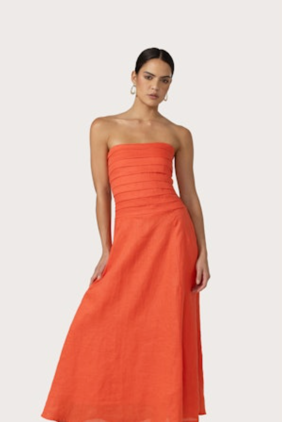 Selina Maxi Linen Dress - Salsa