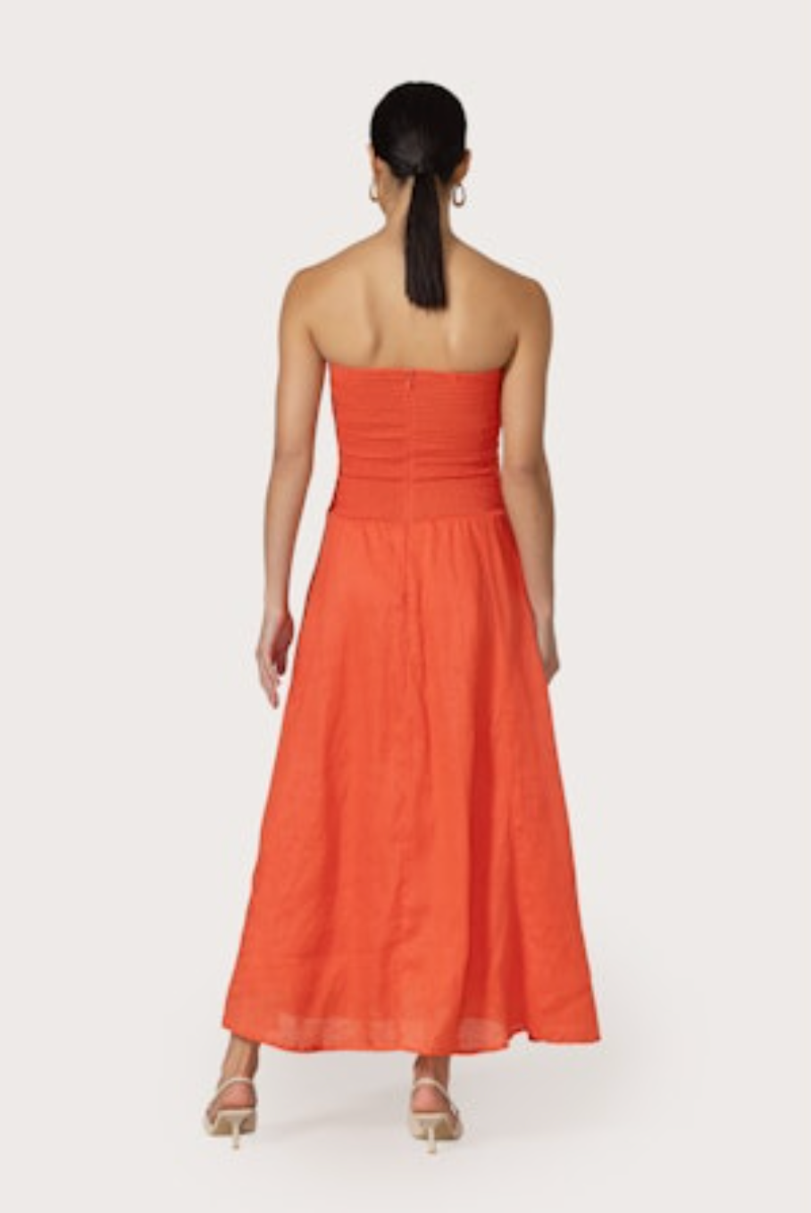 Selina Maxi Linen Dress - Salsa