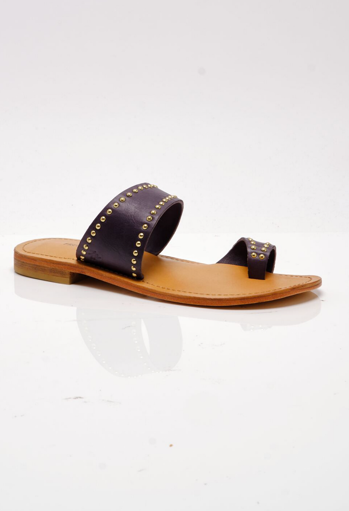 Free People Amelie Tiny Stud Sandals - Black