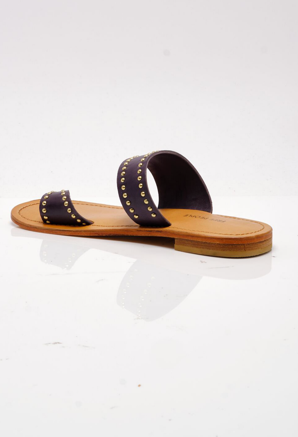 Free People Amelie Tiny Stud Sandals - Black