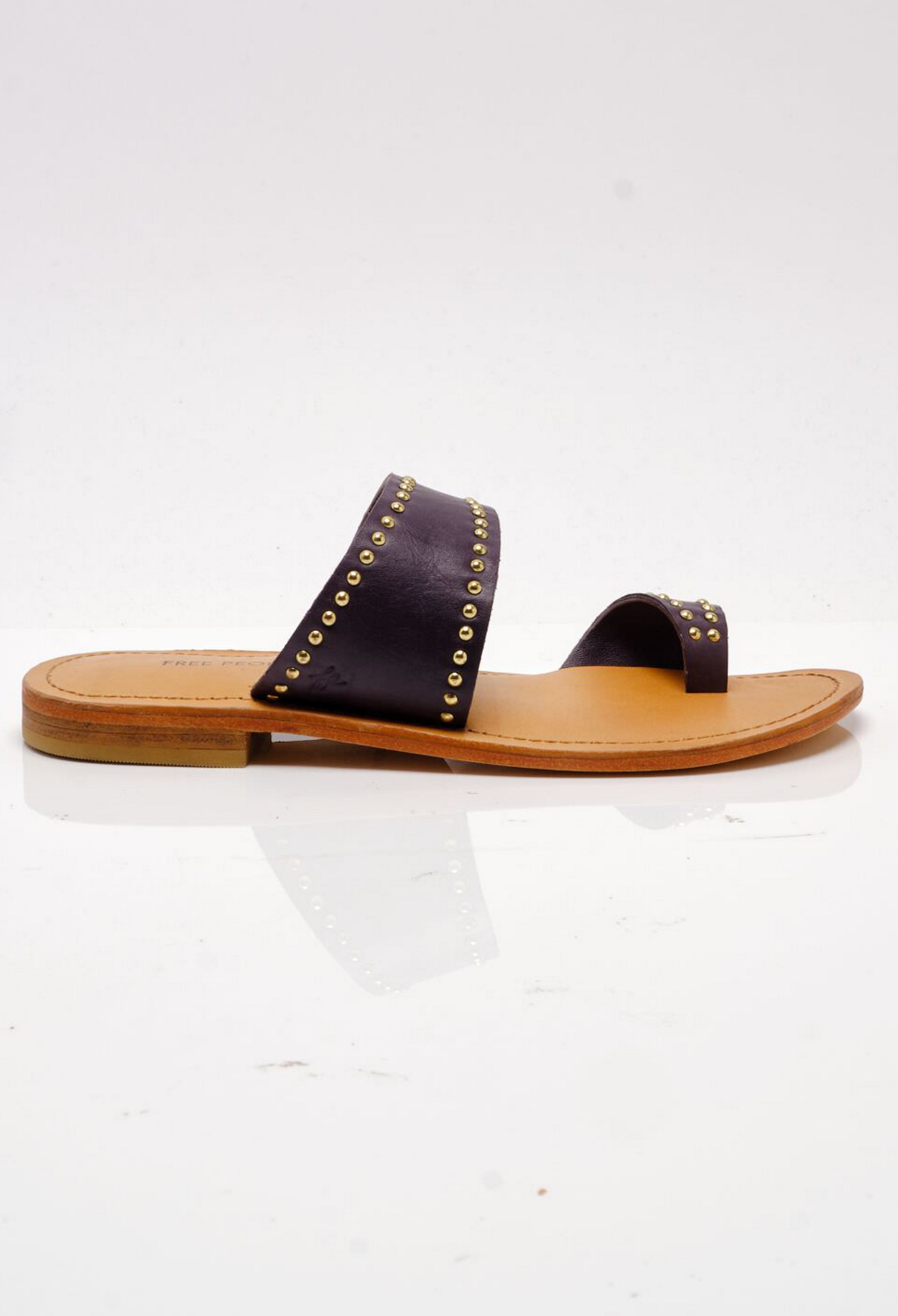 Free People Amelie Tiny Stud Sandals - Black
