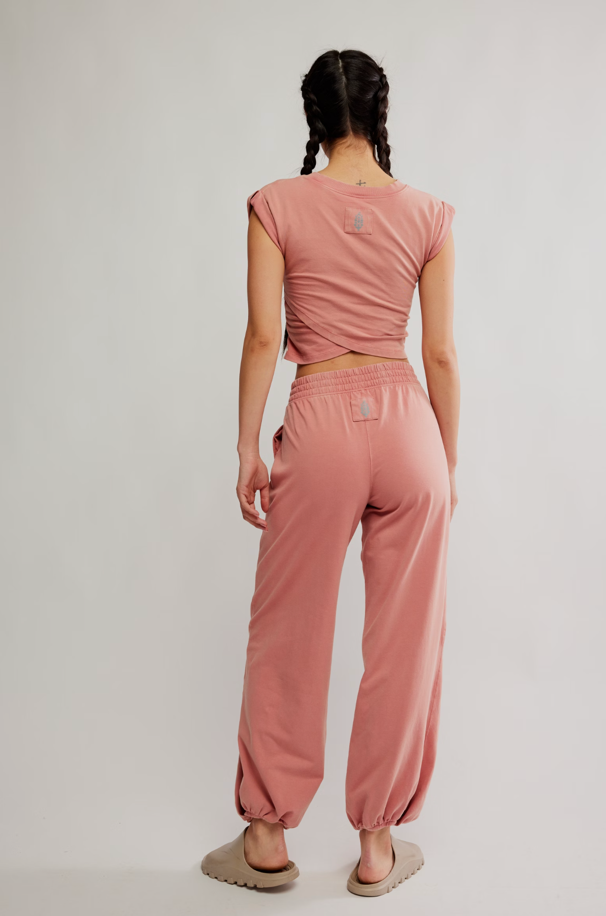 Free People Hot Shot Crossover Set - Petal