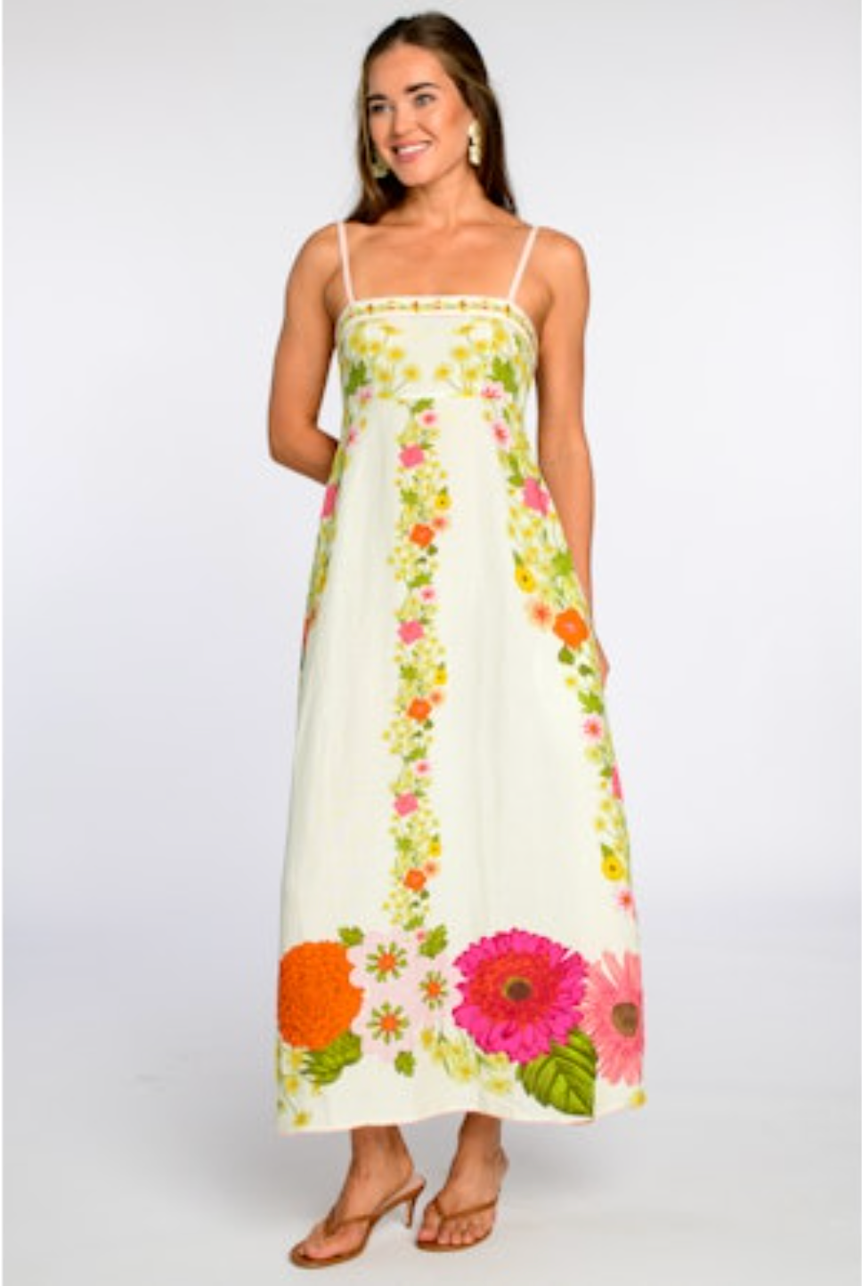 Annalisa Dress - Wildflower Ivory