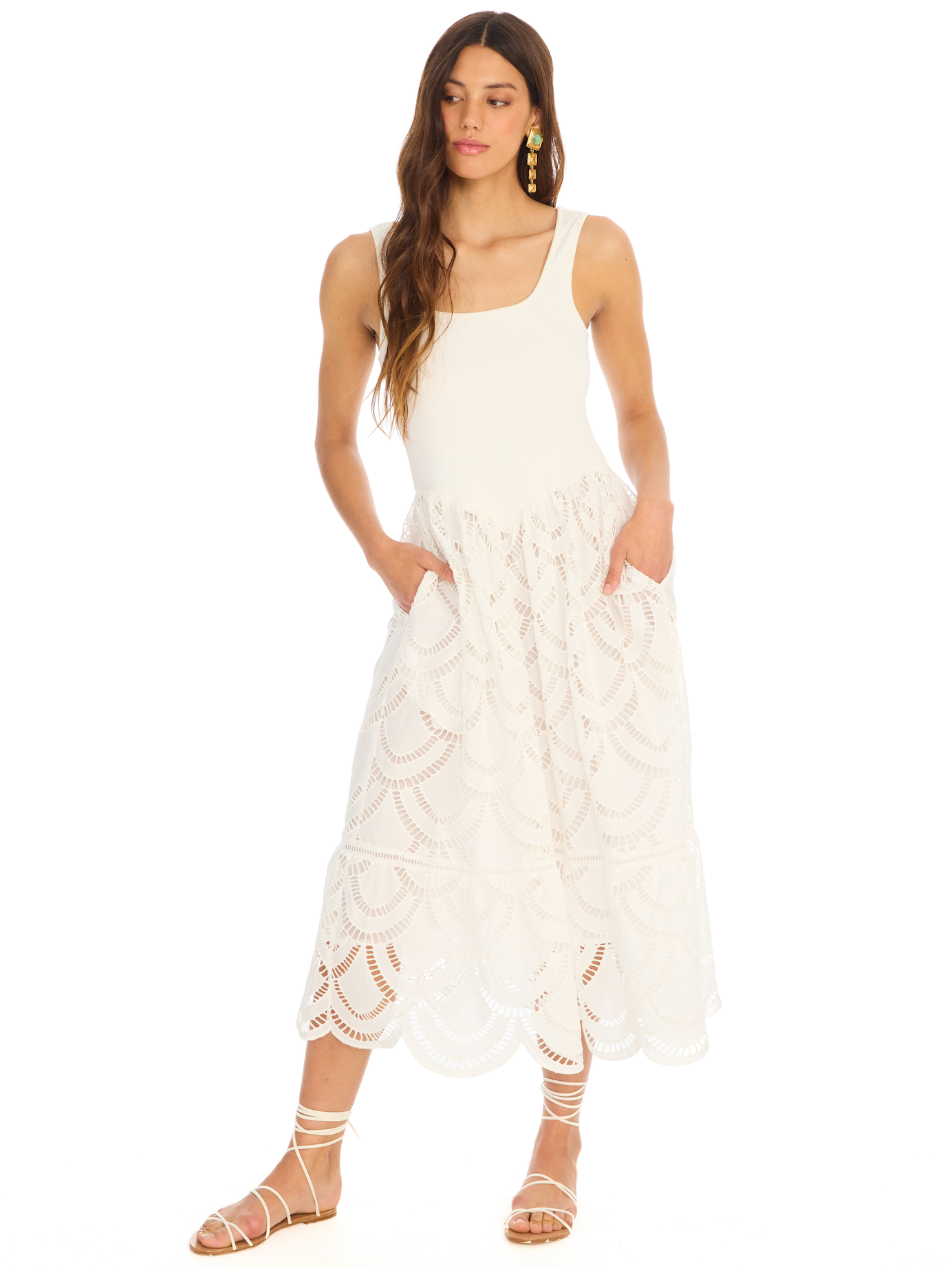 Giselle Dress - White