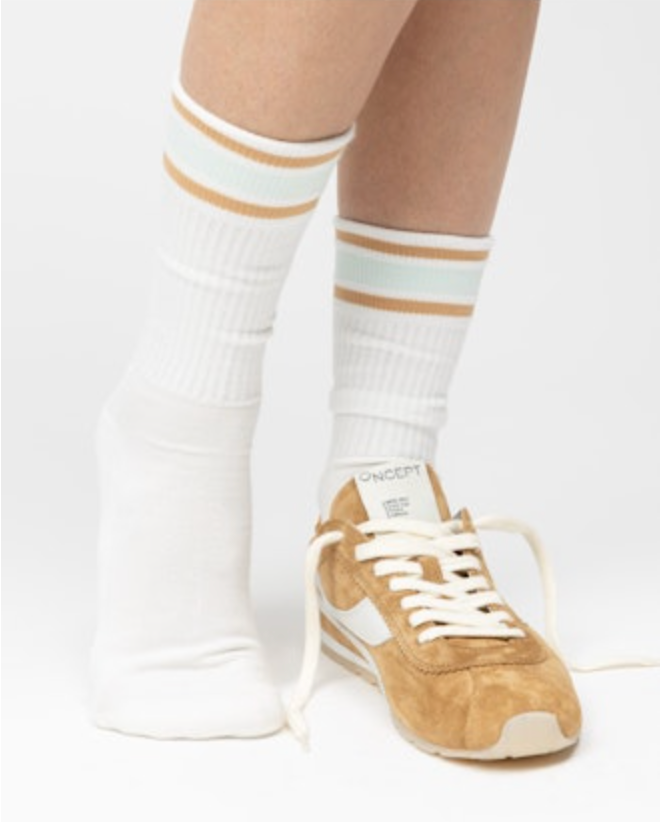 Stripe Crew Sock - Desert Multi