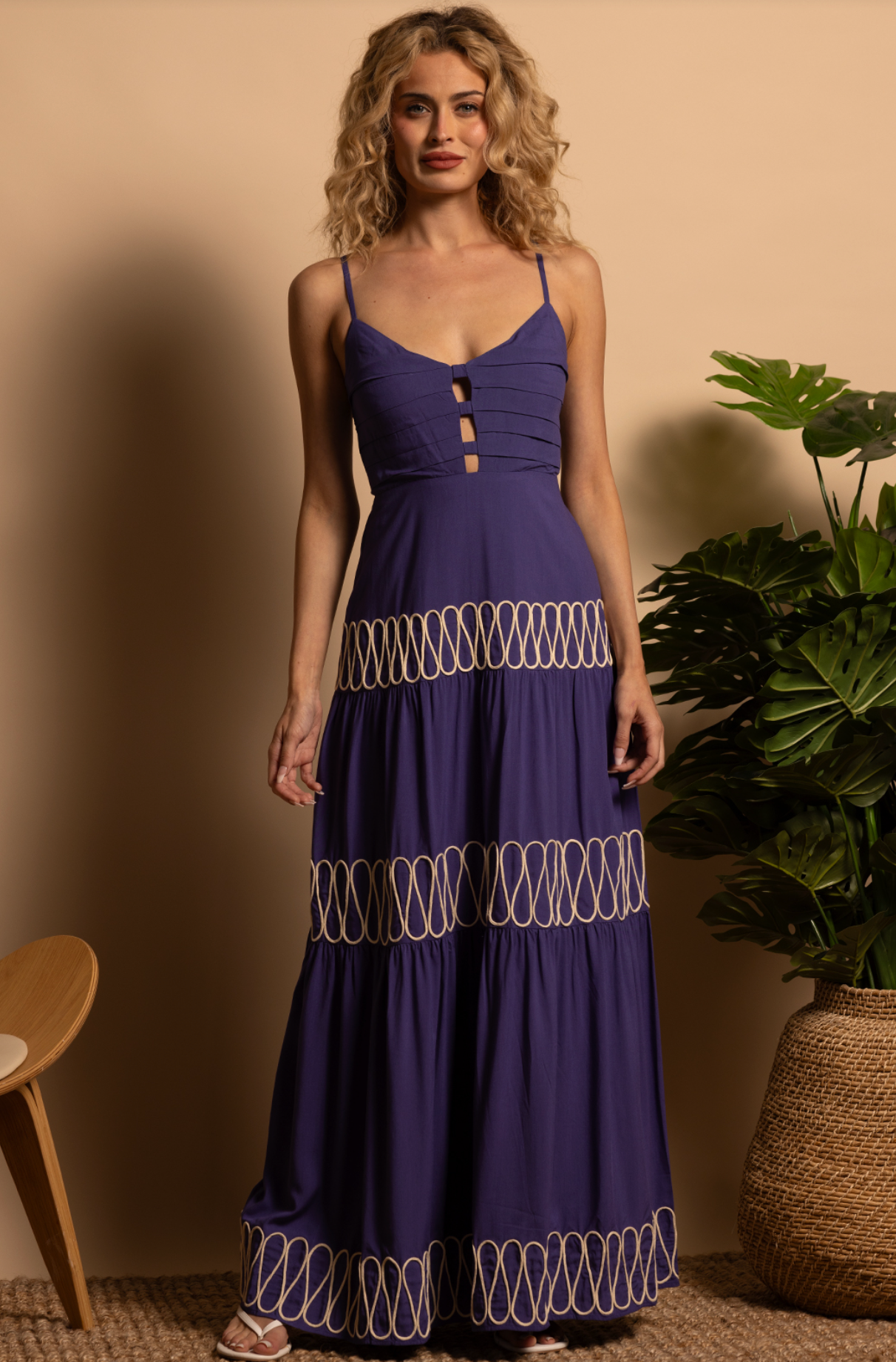 Florence Maxi Dress - Sapphire