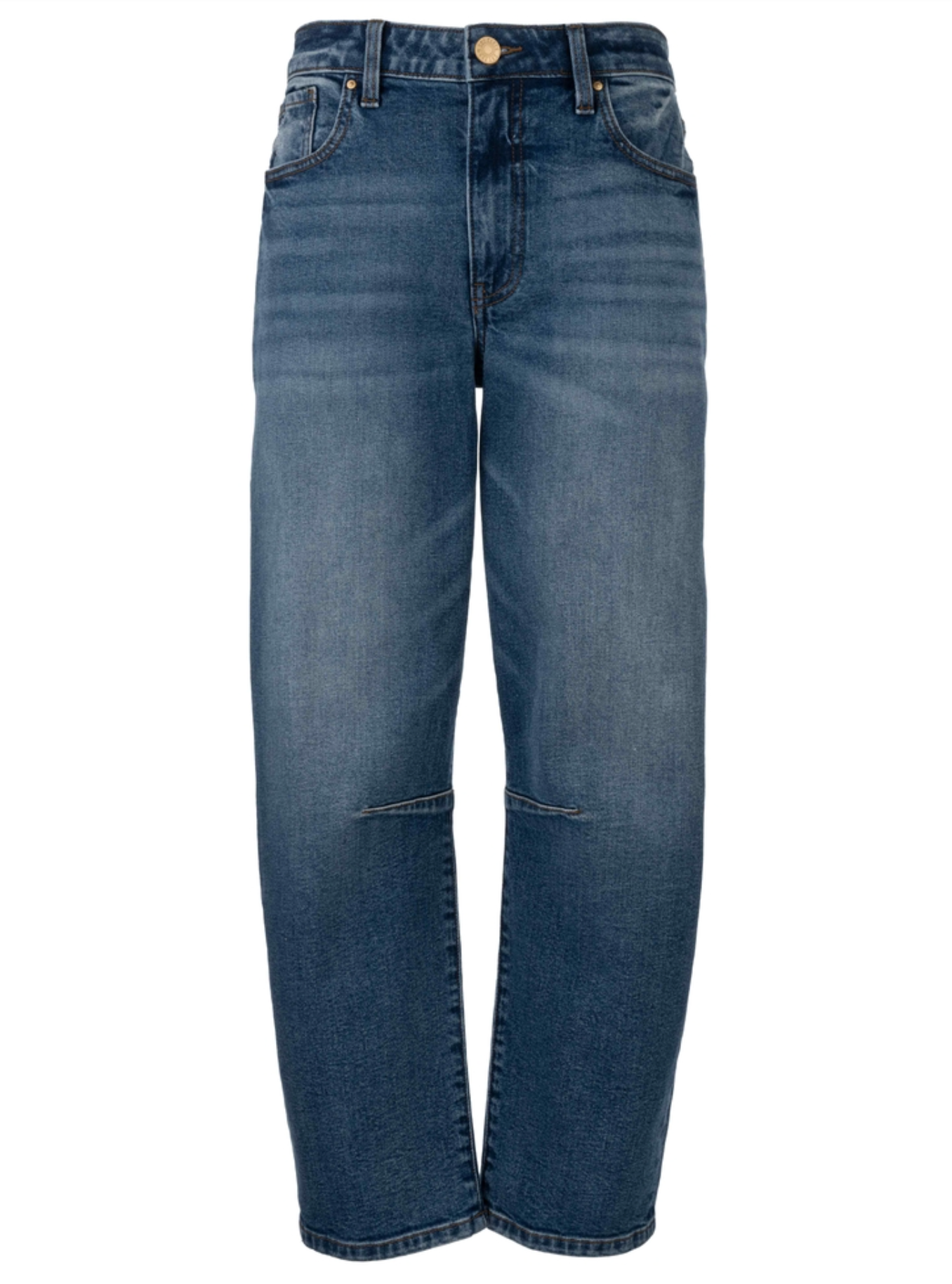Ashley High Rise Barrel Jean - Improving
