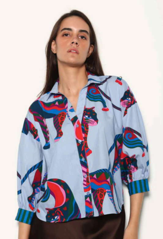 Elsa Top - Cheetah Mirage