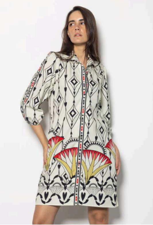 Ava Dress - Arrow Motifs