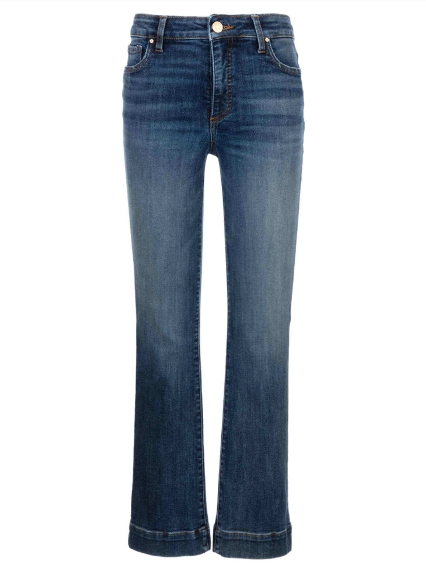 Kelsey High Rise Ankle Flare Jean - Vibrant